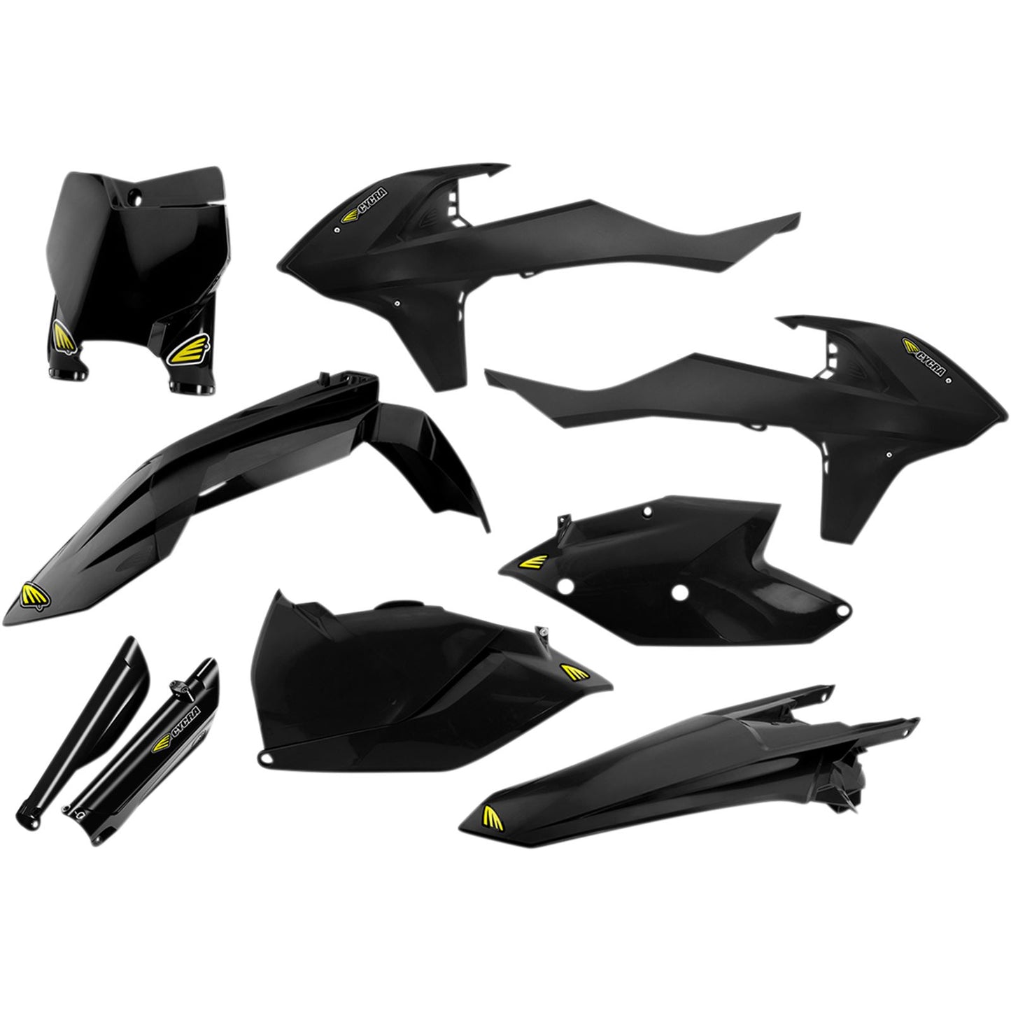 Cycra Body Kit - Powerflow - Black [MPN: 1CYC-9317-12]_370043