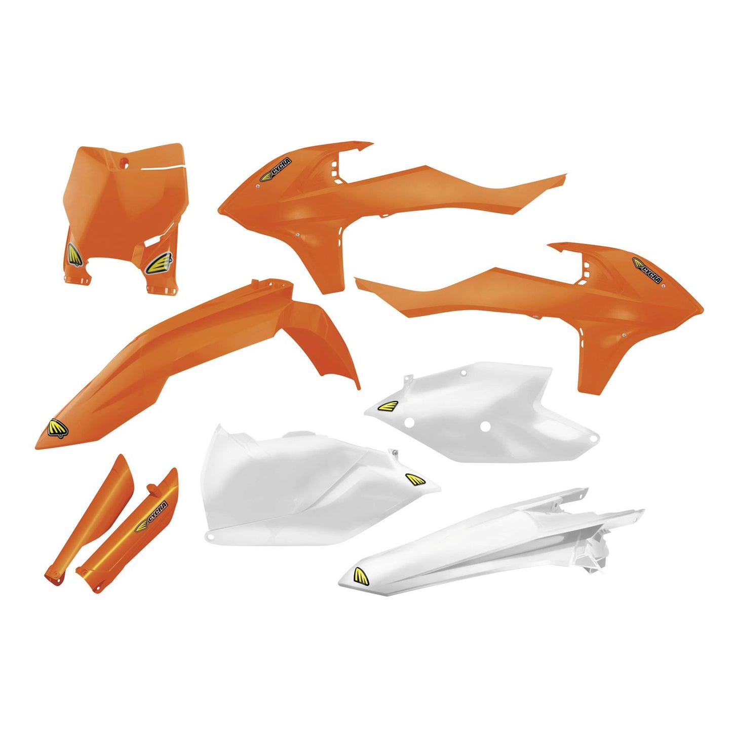 Cycra Body Kit - Powerflow - Fluorescent Orange [MPN: 1CYC-9317-22F]_83641