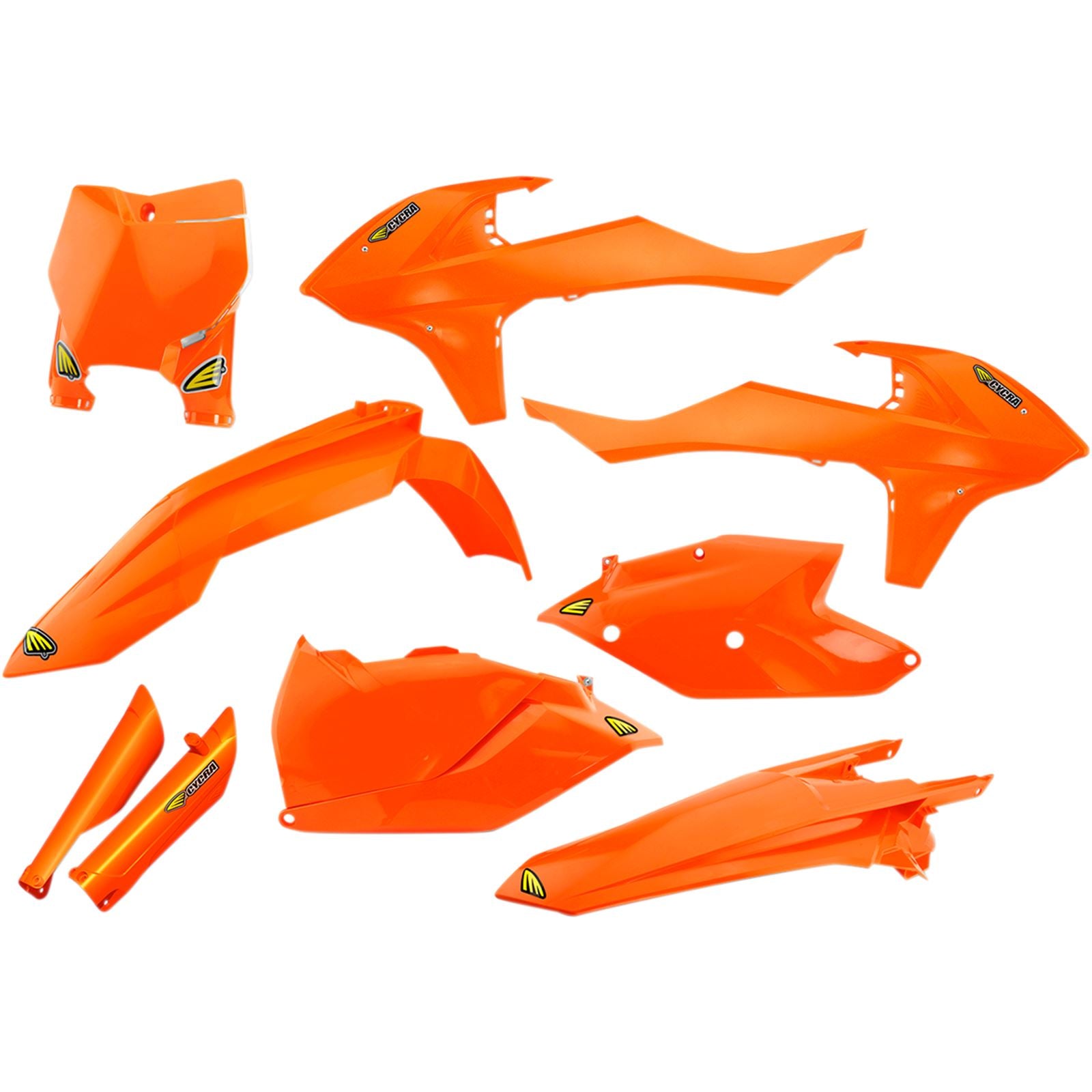 Cycra Body Kit - Powerflow - Fluorescent Orange [MPN: 1CYC-9317-22F]_370045