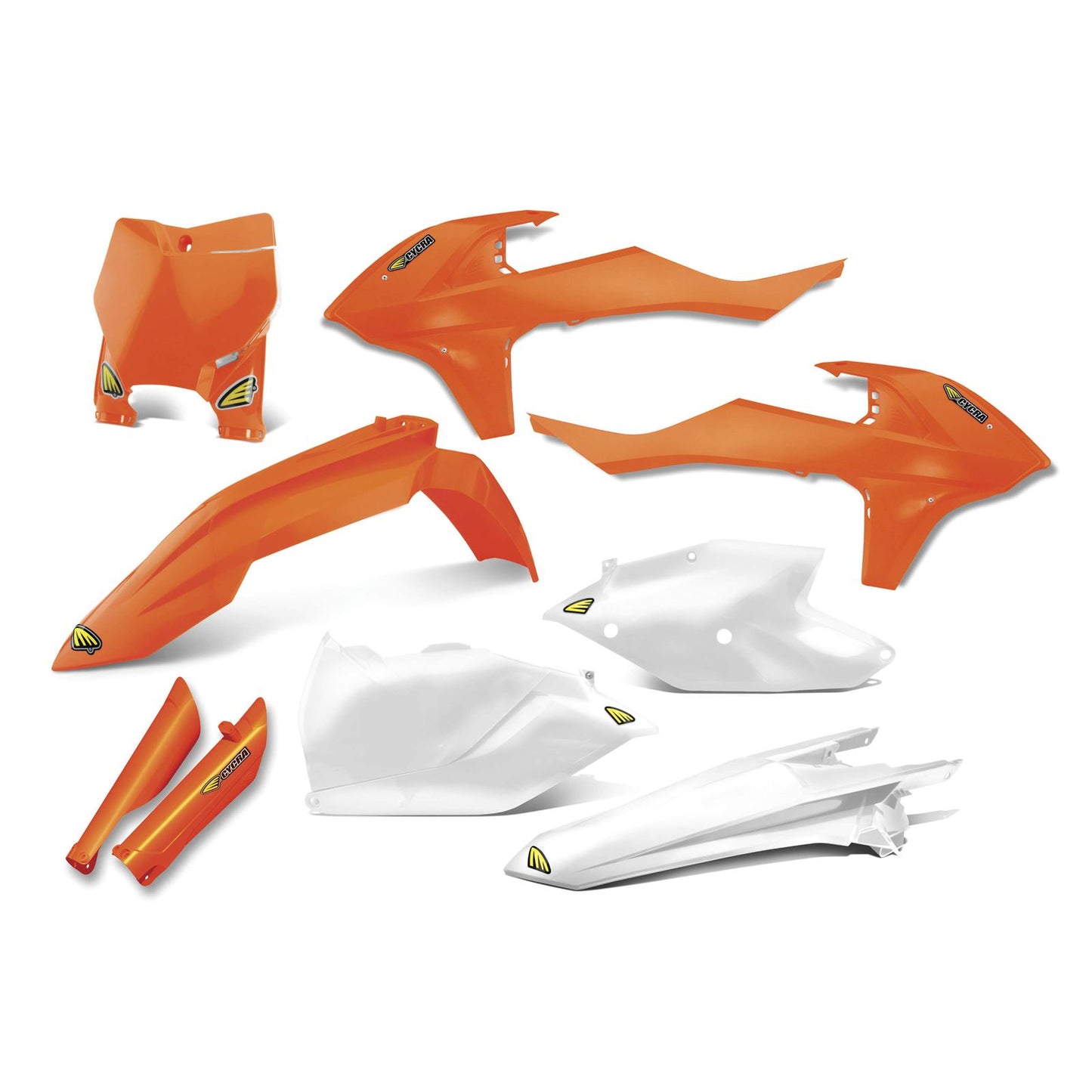 Cycra Body Kit - Powerflow - Fluorescent Orange [MPN: 1CYC-9317-22F]_83642