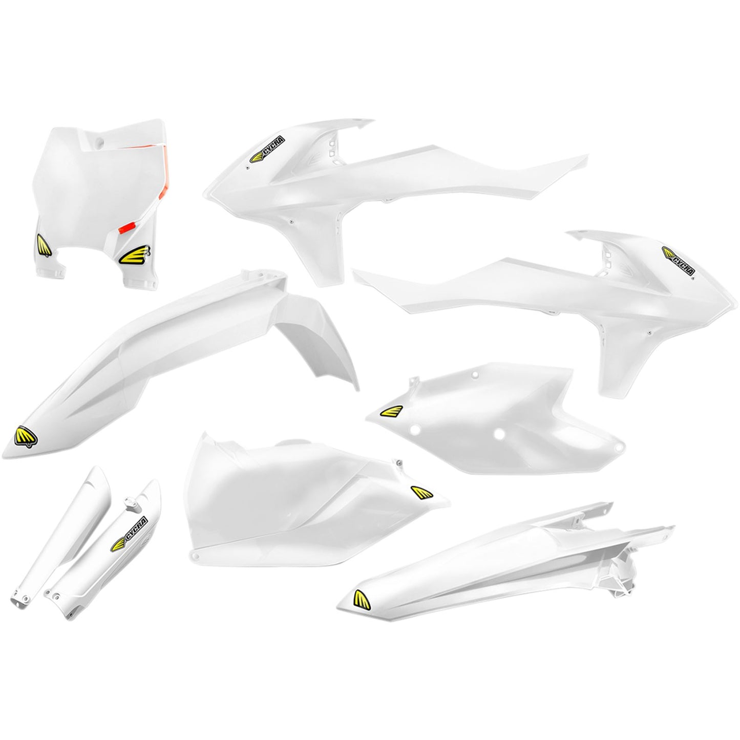 Cycra Body Kit - Powerflow - White [MPN: 1CYC-9317-42]_370046