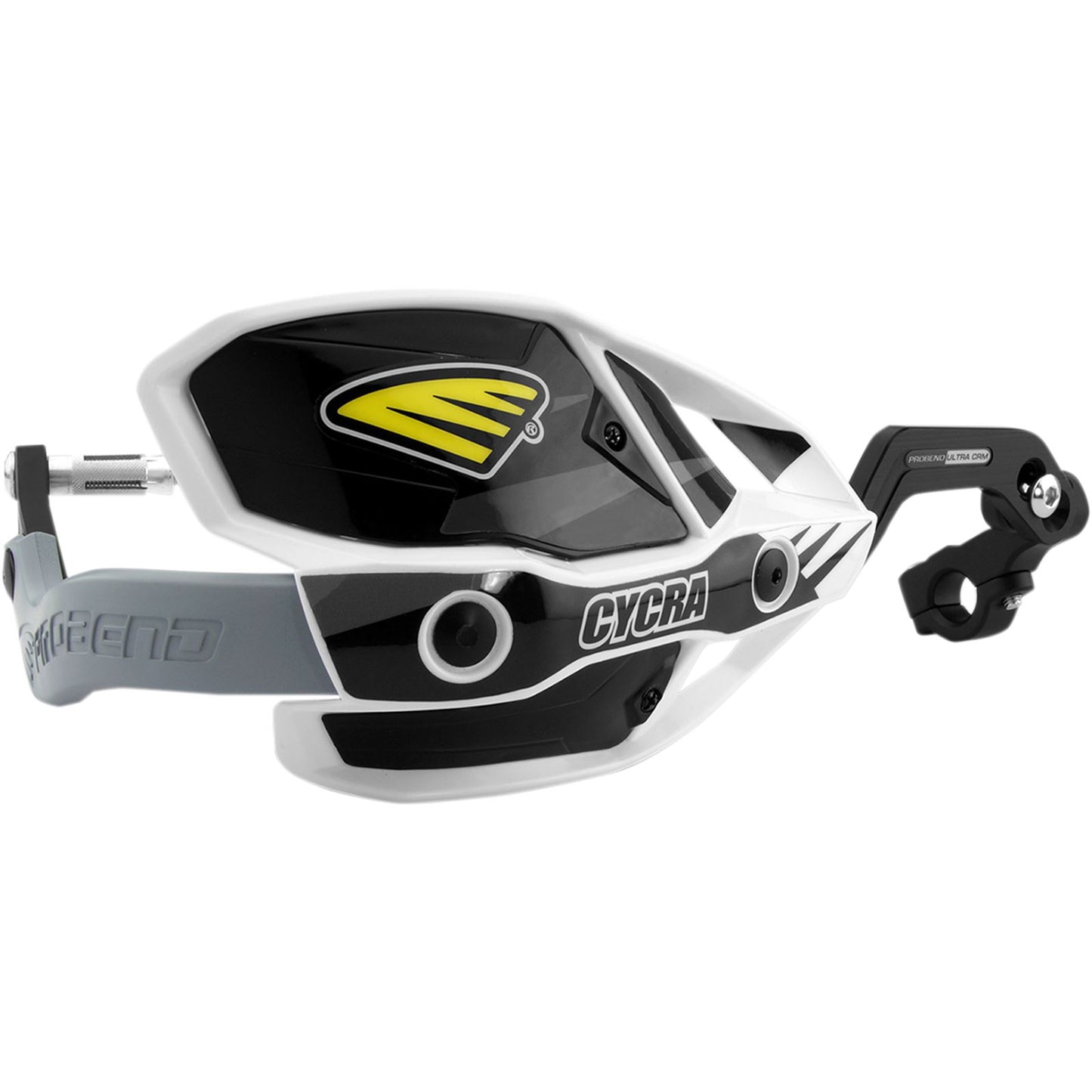 Cycra White/Black Ultra Handguards [MPN: 1CYC-7407-12X]_369836