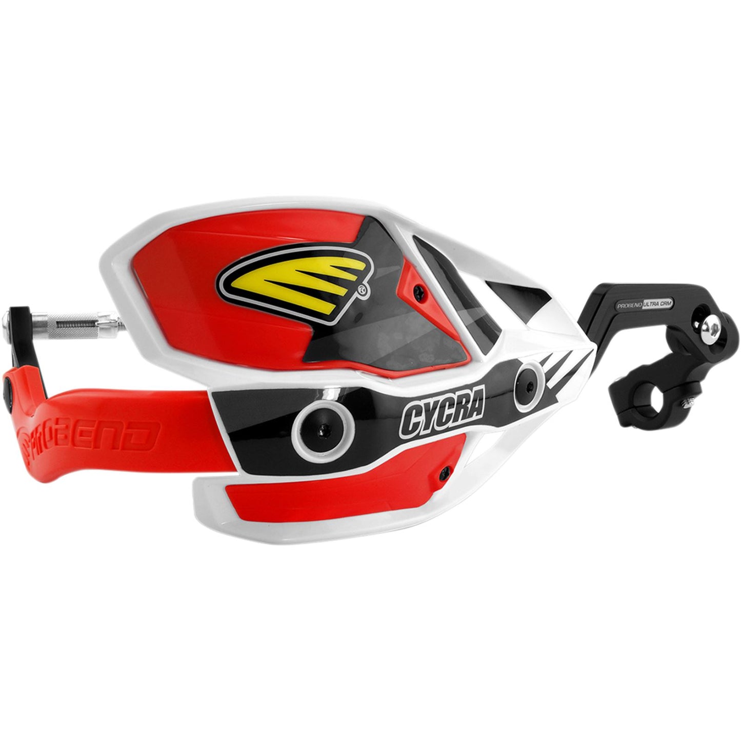 Cycra White/Red Ultra Handguards [MPN: 1CYC-7407-32X]_369842