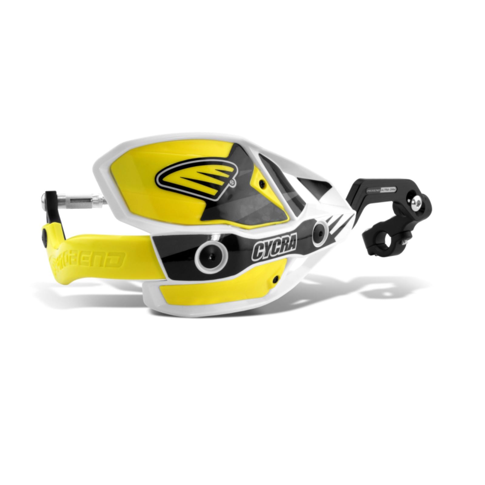 Cycra White/Yellow Ultra Handguards [MPN: 1CYC-7407-55X]_1453712