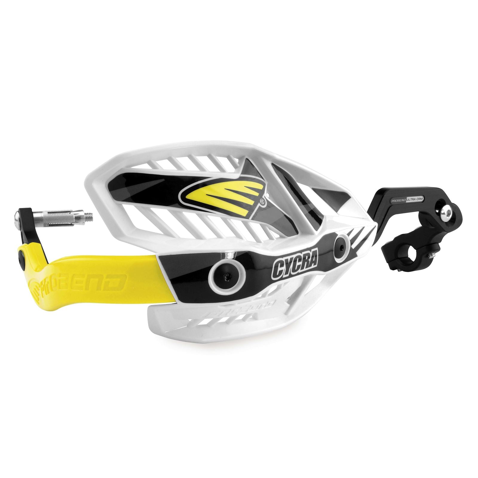 Cycra White/Yellow Ultra Handguards [MPN: 1CYC-7407-55X]_83658
