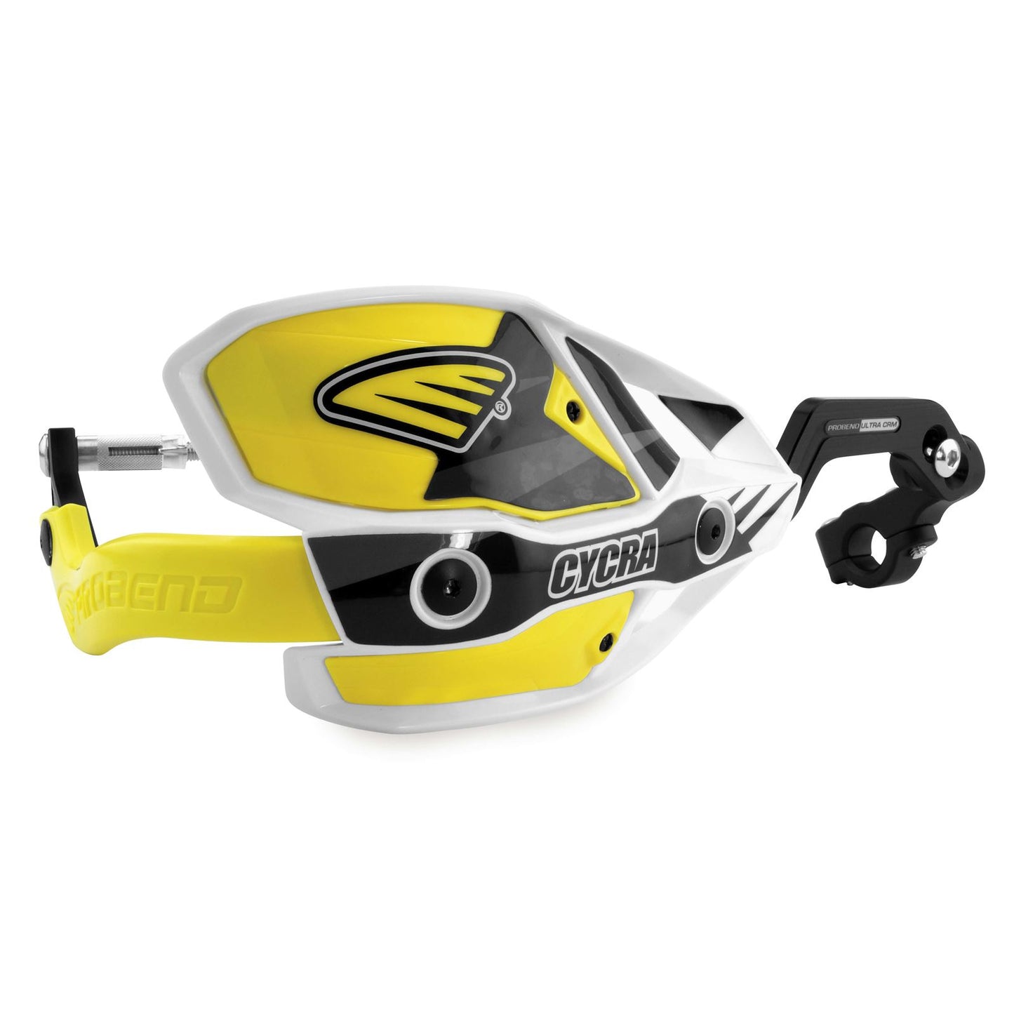 Cycra White/Yellow Ultra Handguards [MPN: 1CYC-7407-55X]_83659