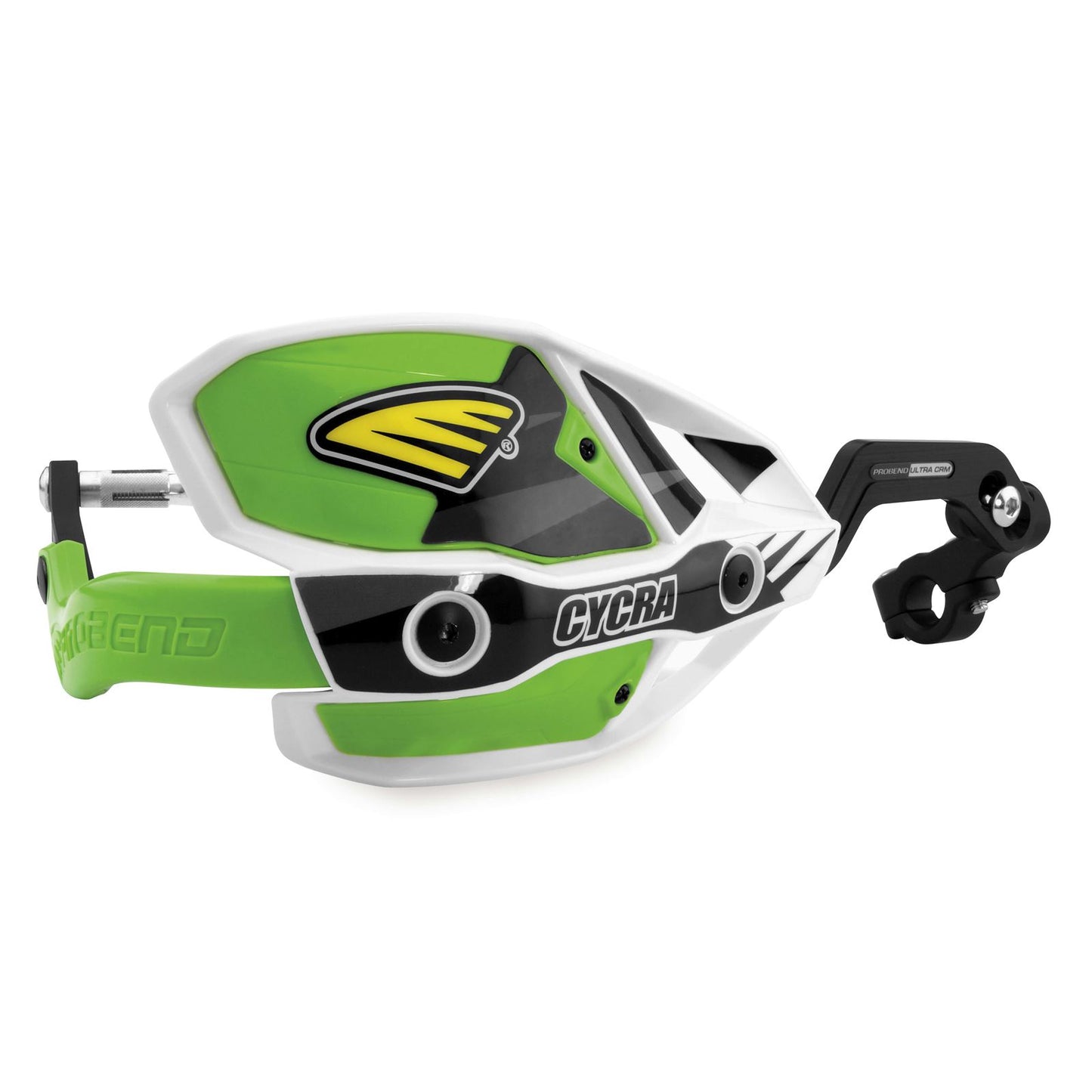 Cycra White/Green Ultra Handguards [MPN: 1CYC-7407-72X]_83664