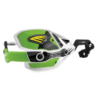 Cycra White/Green Ultra Handguards [MPN: 1CYC-7407-72X]_83664