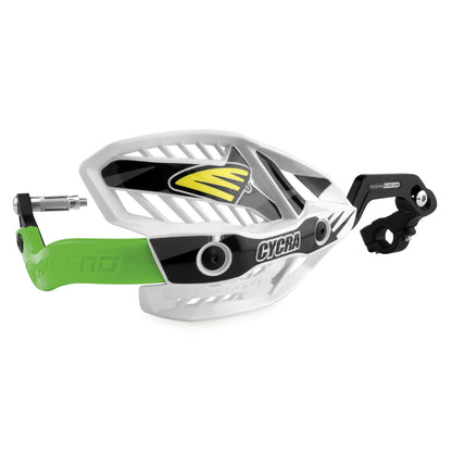 Cycra White/Green Ultra Handguards [MPN: 1CYC-7407-72X]_83665