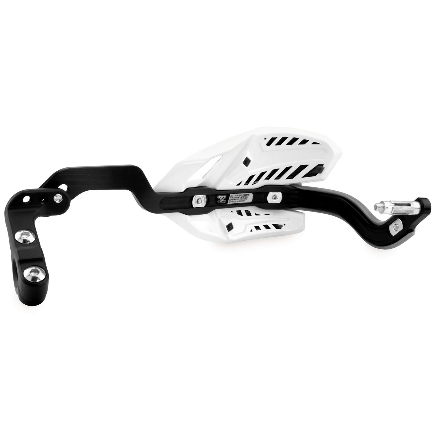 Cycra White/Black Ultra Oversized Handguards [MPN: 1CYC-7408-12X]_83669