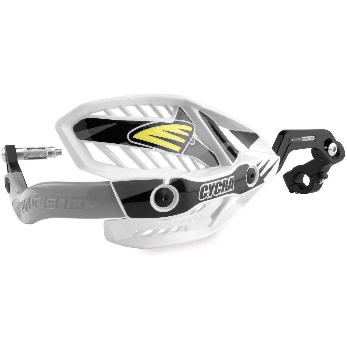 Cycra White/Black Ultra Oversized Handguards [MPN: 1CYC-7408-12X]_83671