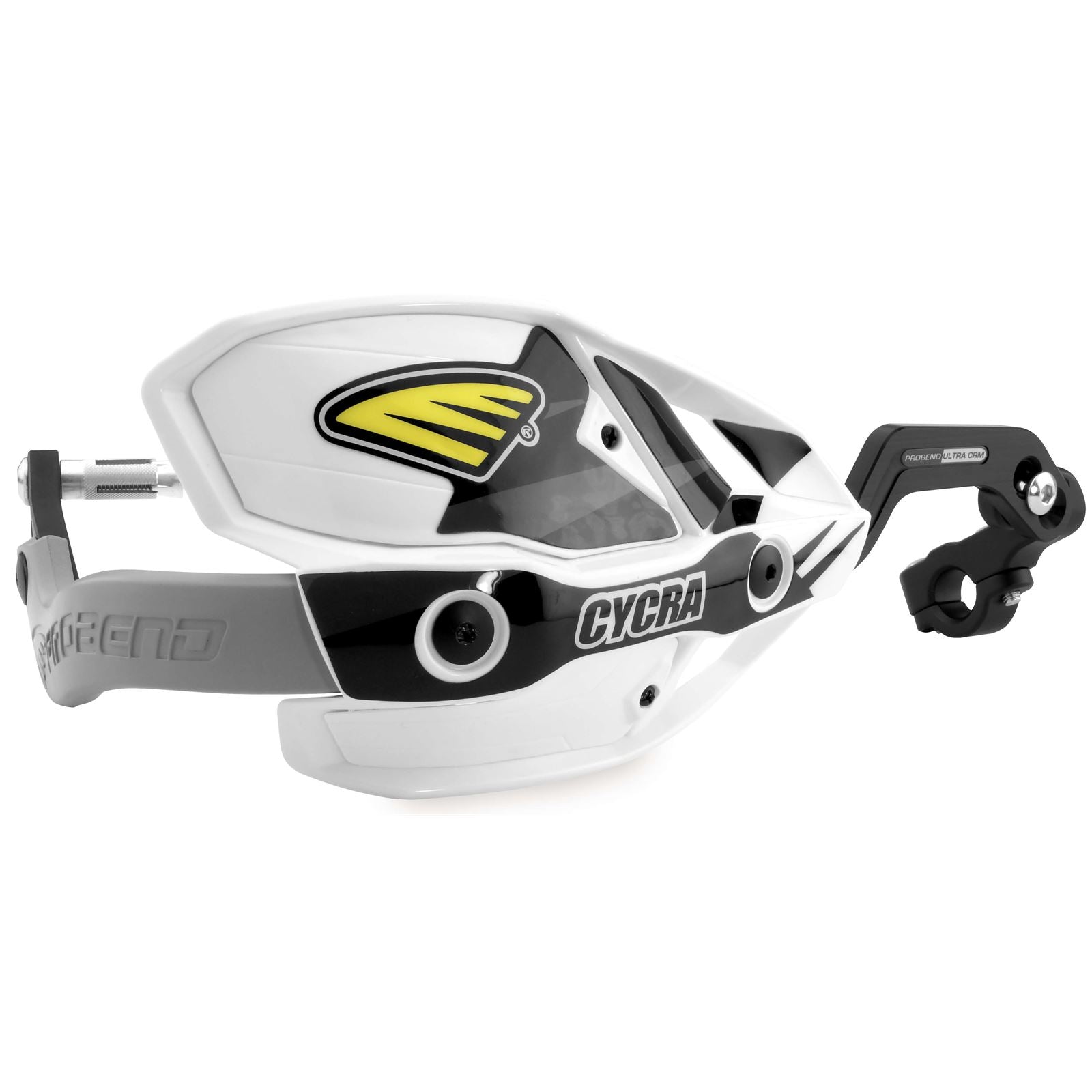Cycra White/White Ultra Oversized Handguards [MPN: 1CYC-7408-42X]_83677