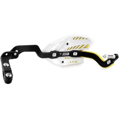Cycra White/Yellow Ultra Oversized Handguards [MPN: 1CYC-7408-55X]_83681