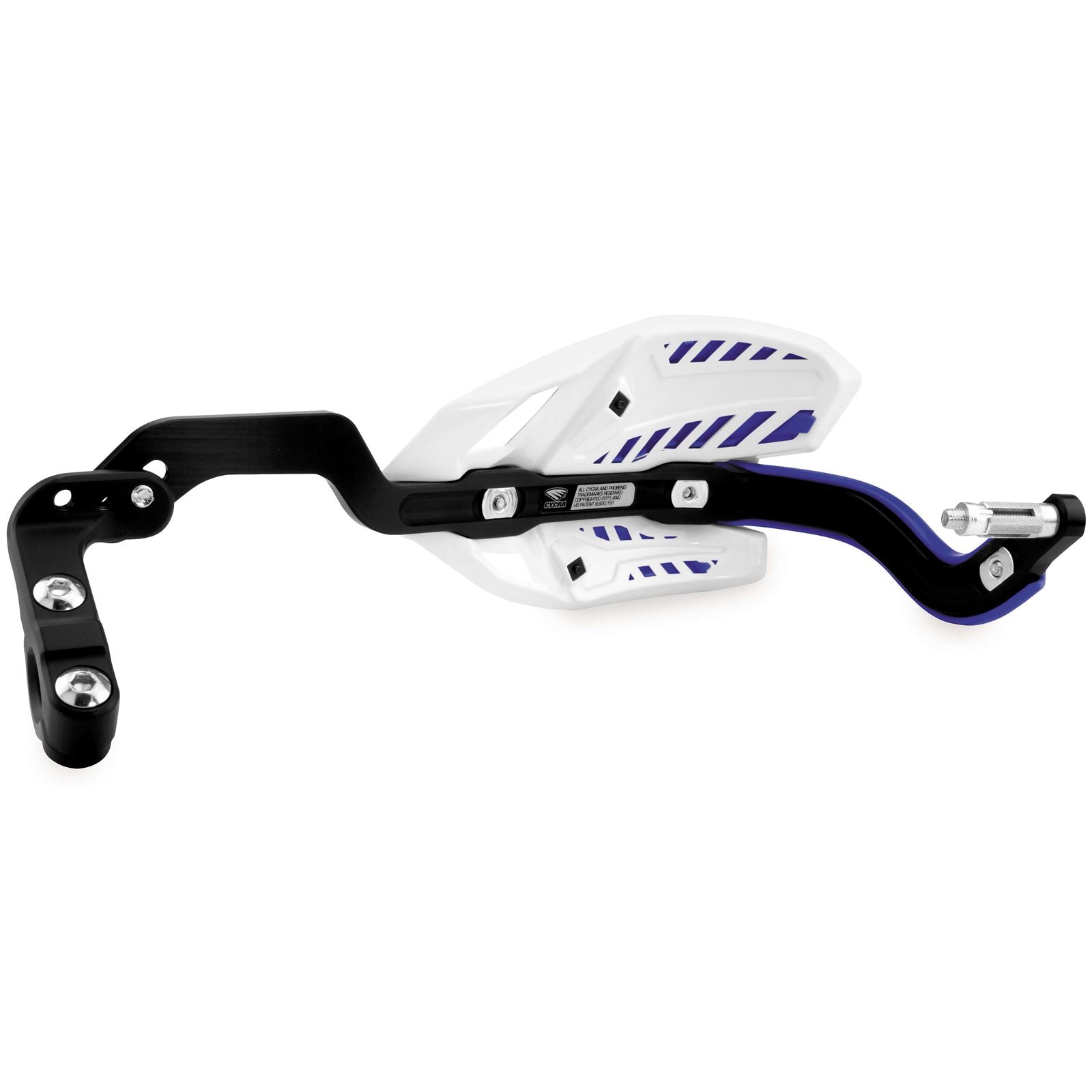 Cycra White/Blue Ultra Oversized Handguards [MPN: 1CYC-7408-62X]_83684