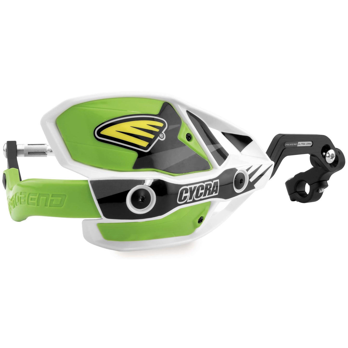 Cycra White/Green Ultra Oversized Handguards [MPN: 1CYC-7408-72X]_83688