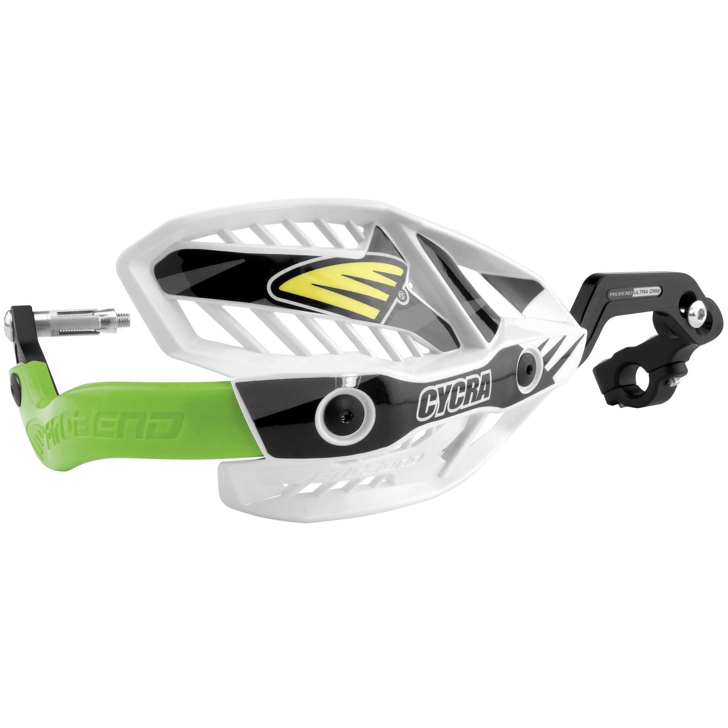 Cycra White/Green Ultra Oversized Handguards [MPN: 1CYC-7408-72X]_83689
