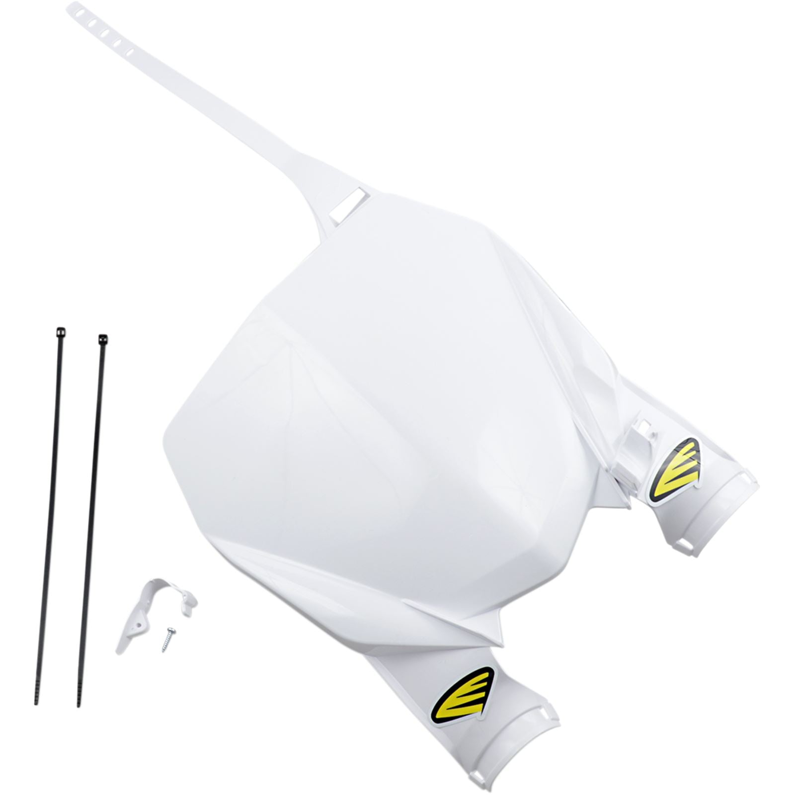 Cycra Stadium Number Plate - YZF450 '18 - White [MPN: 1CYC-0991-42]_369707