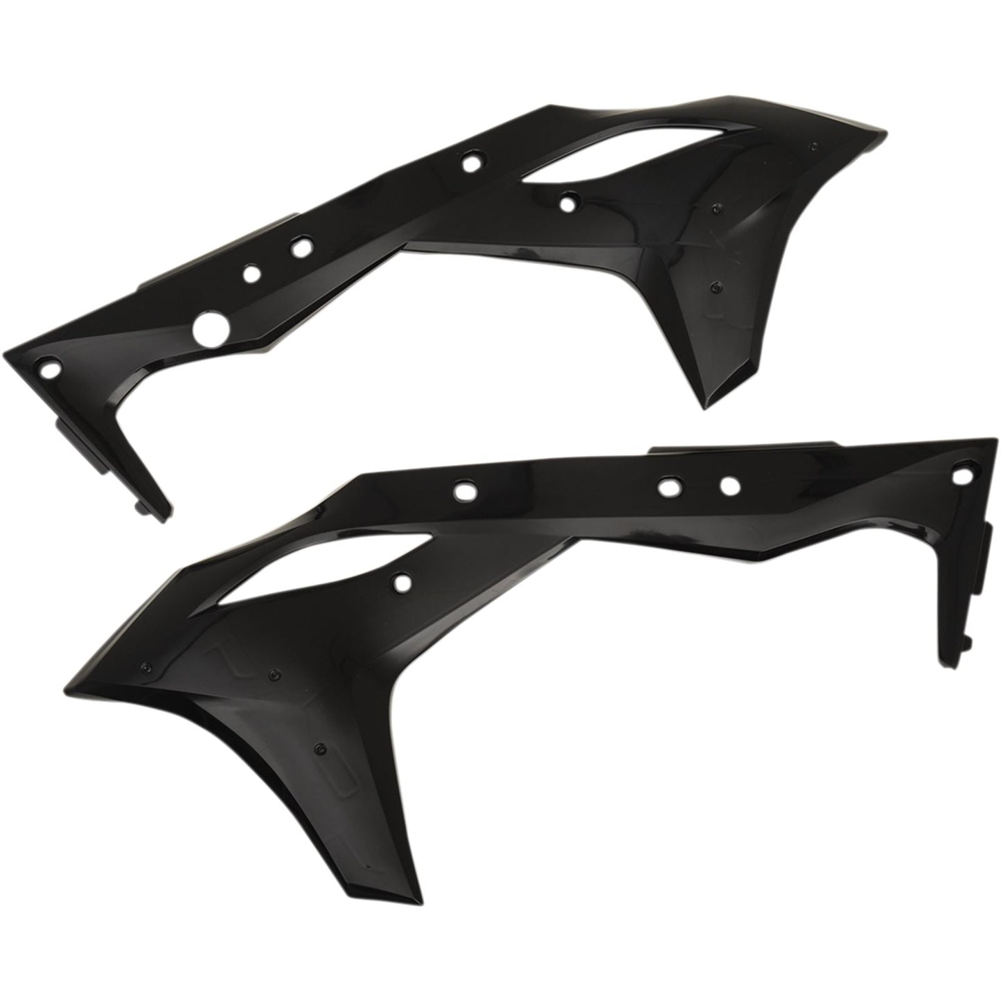 Cycra PowerFlow Shrouds - KXF250 - Black [MPN: 1CYC-1868-12]_369685