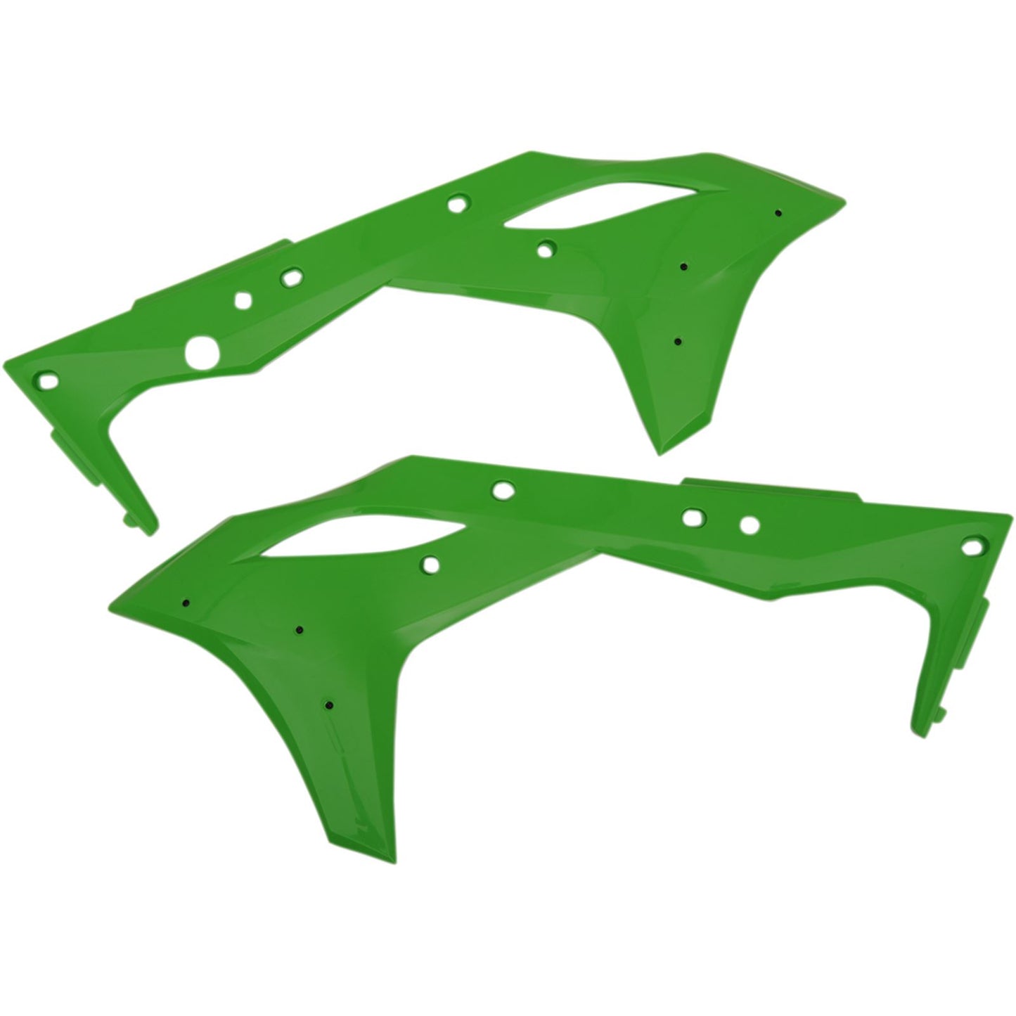 Cycra PowerFlow Shrouds - KXF250 - Green [MPN: 1CYC-1868-72]_369683