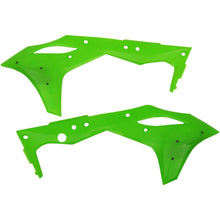 Cycra PowerFlow Shrouds - KXF250 - Fluorescent Green [MPN: 1CYC-1868-72F]_369684