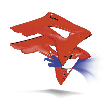 Cycra PowerFlow Shrouds fits Honda CRF - Red [MPN: 1CYC-1889-32]_83894