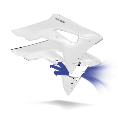 Cycra PowerFlow Shrouds fits Honda CRF - White [MPN: 1CYC-1889-42]_83895