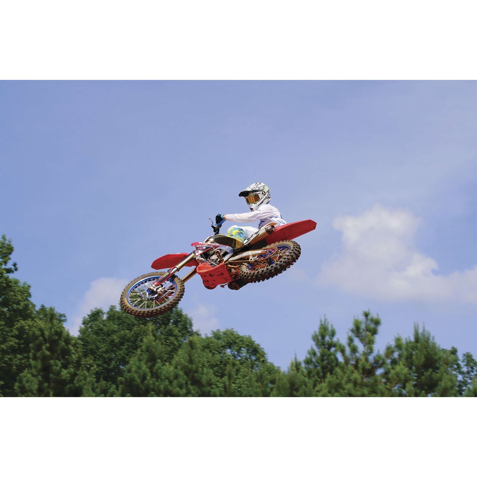 Cycra Skid Plate - Red for Honda [MPN: 1CYC-6231-32]_83938