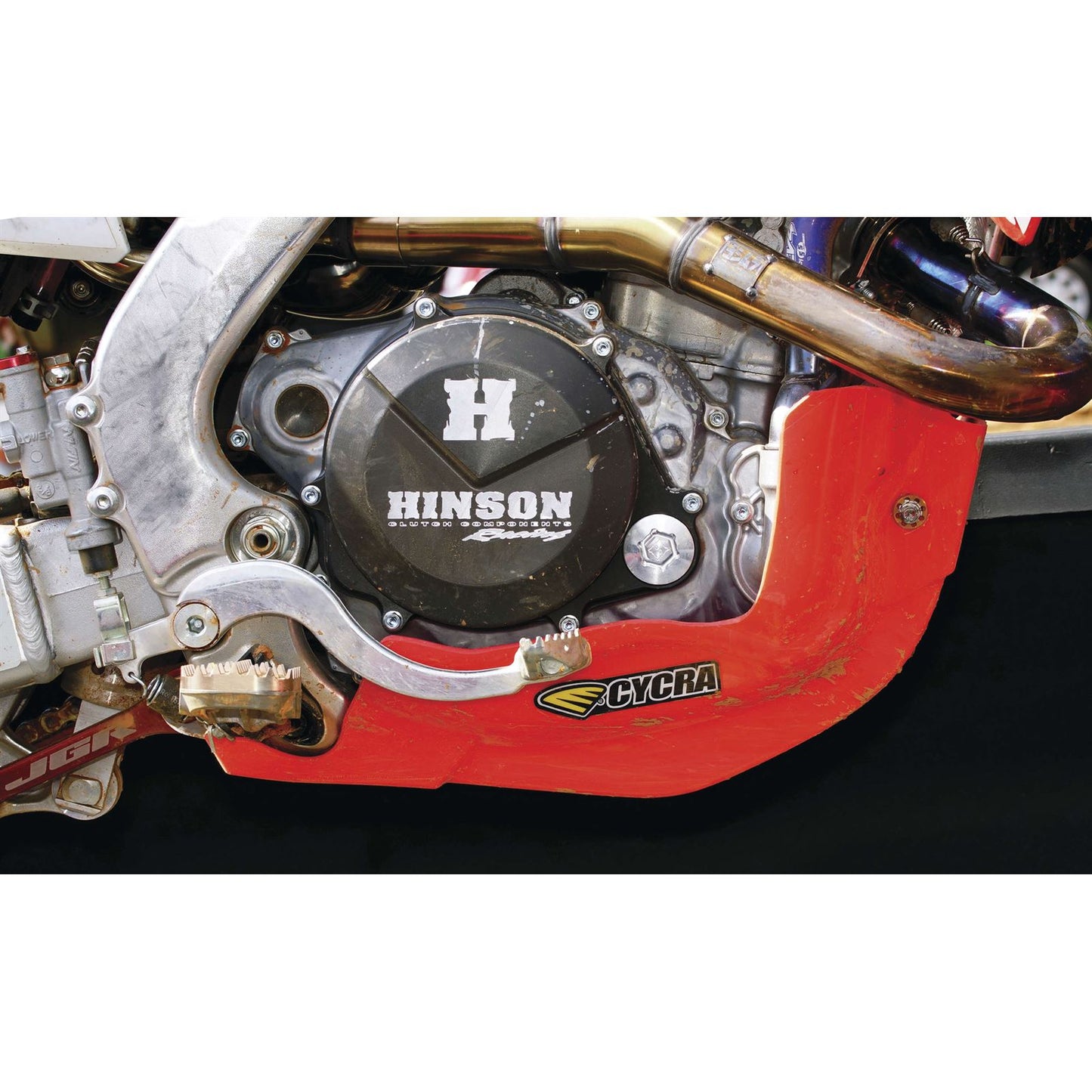 Cycra Skid Plate - Red for Honda [MPN: 1CYC-6231-32]_83940