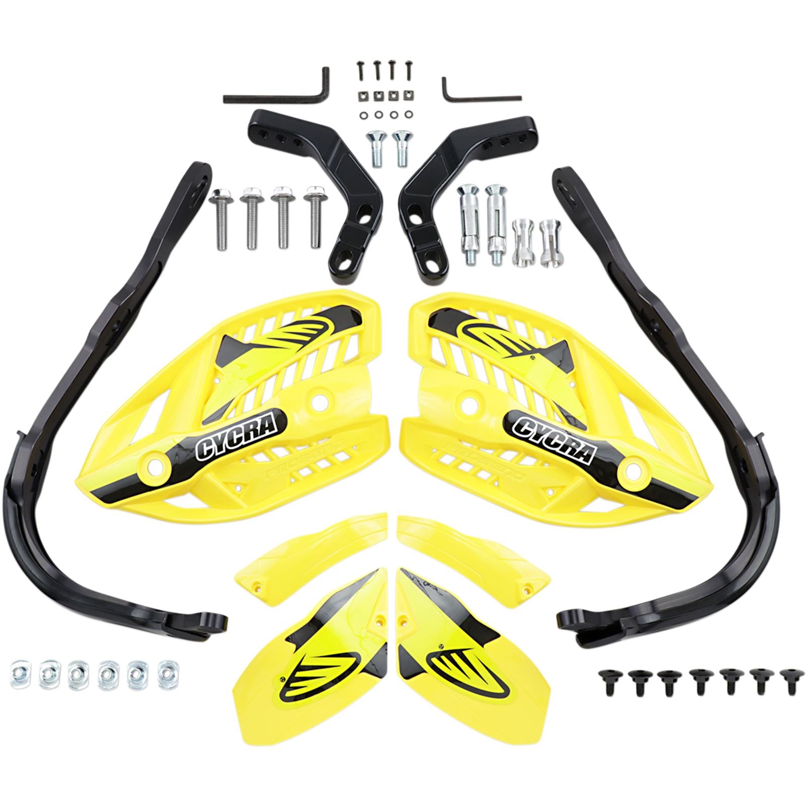 Cycra 7/8" HCM Handguards for Husqvarna Yellow  [MPN: 1CYC-7505-56HCM]_369904