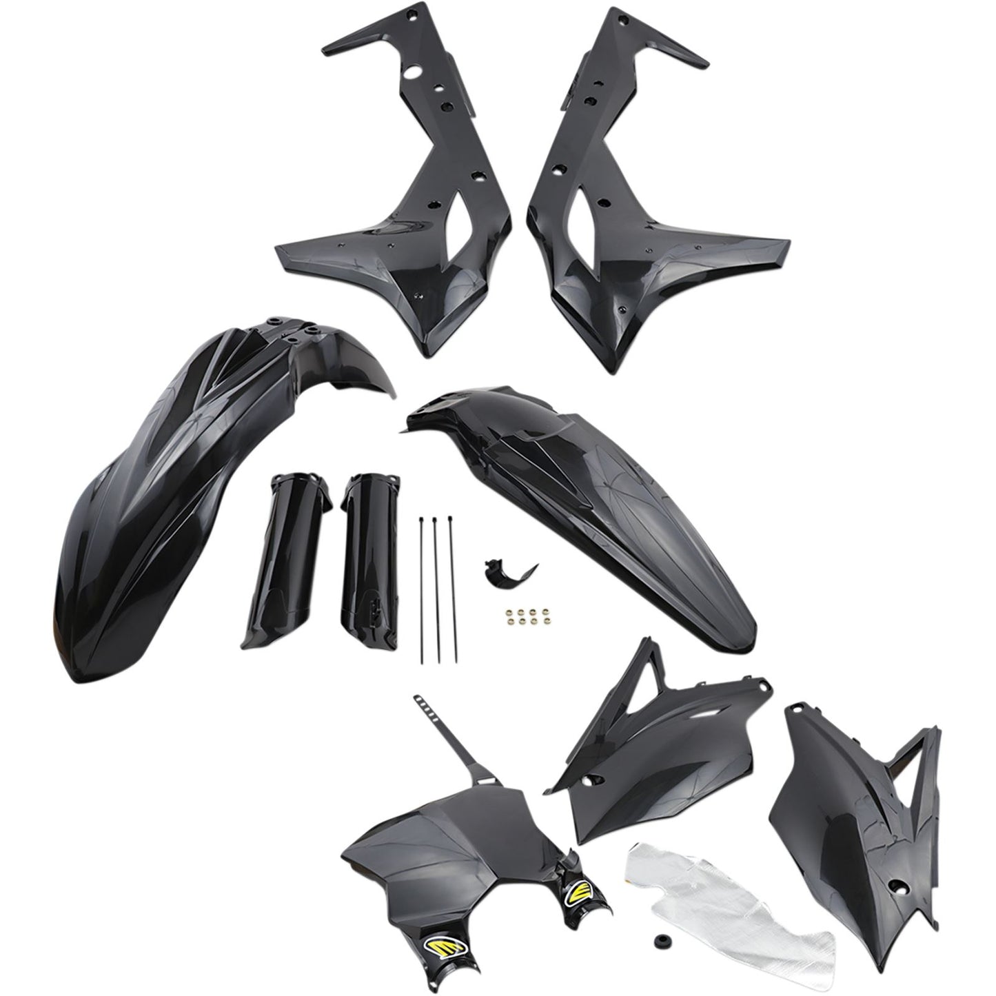 Cycra Body Kit - Powerflow - Black - KXF250 [MPN: 1CYC-9319-12]_370083