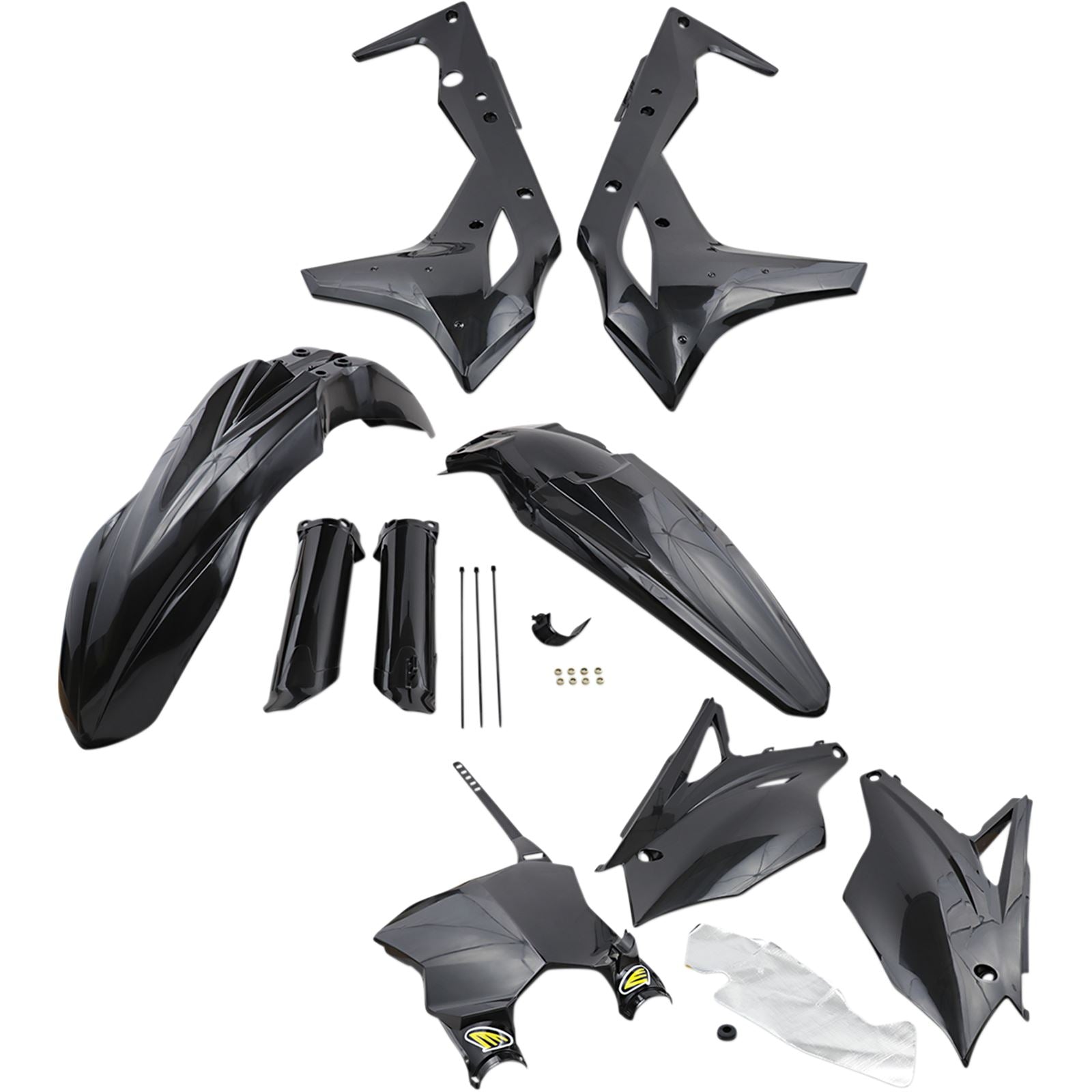 Cycra Body Kit - Powerflow - Black - KXF250 [MPN: 1CYC-9319-12]_370083