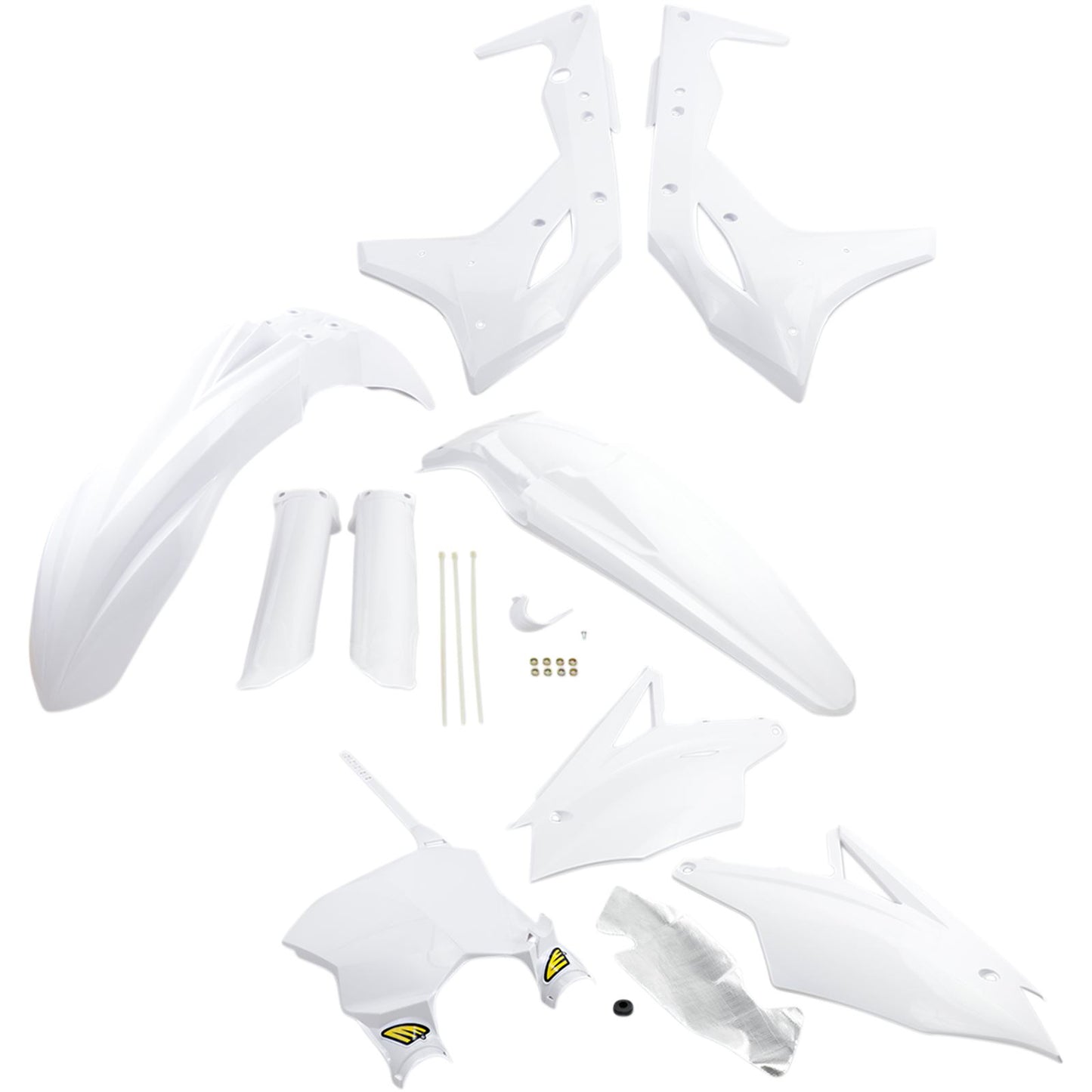 Cycra Body Kit - Powerflow - White - KXF250 [MPN: 1CYC-9319-42]_370084