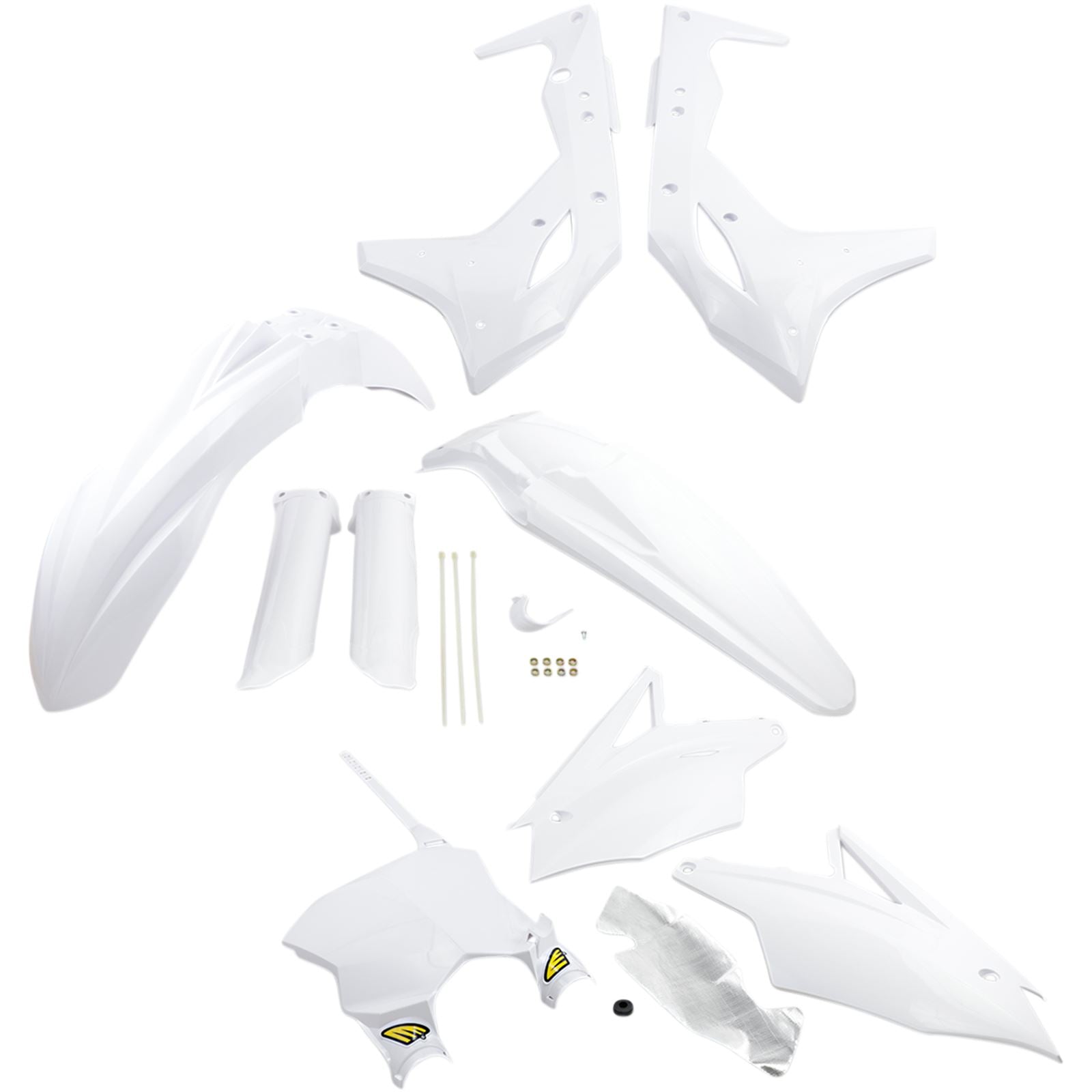 Cycra Body Kit - Powerflow - White - KXF250 [MPN: 1CYC-9319-42]_370084