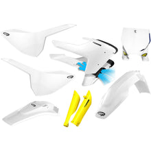 Cycra Body Kit - Powerflow - Red - White/Yellow [MPN: 1CYC-9321-02]_370110