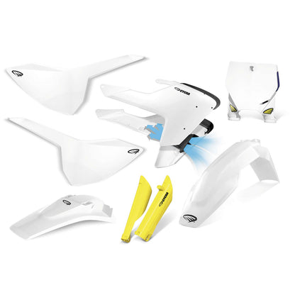 Cycra Body Kit - Powerflow - Red - White/Yellow [MPN: 1CYC-9321-02]_84002