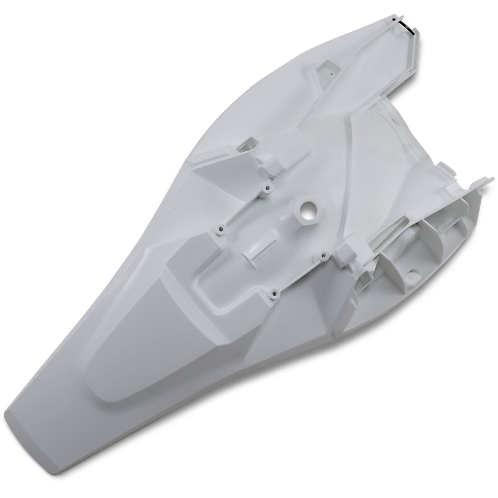 UFO Plastics MX Rear Fender - '18-'19 White - '18-'20 TC85 [MPN: HU03383-041]_1040881