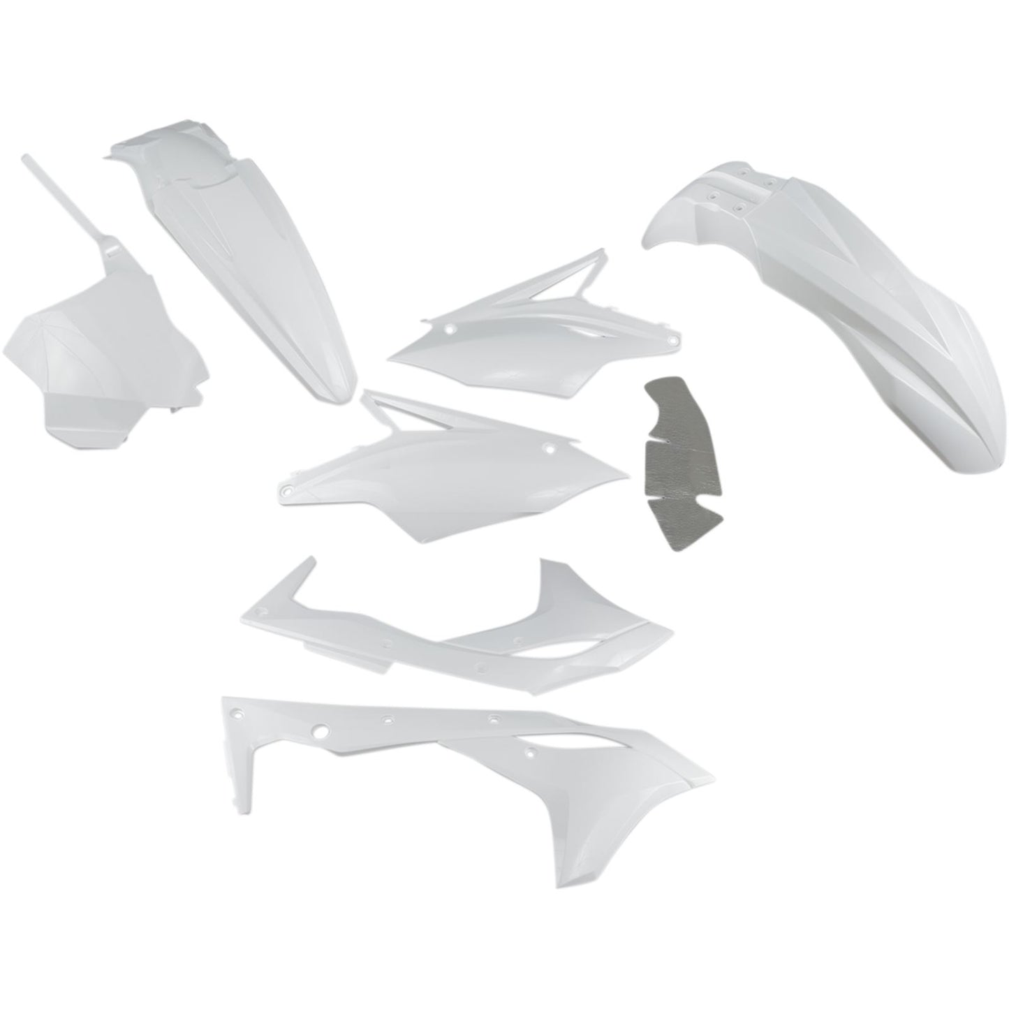 UFO Plastics Body Kit - White - KXF250 - '18 OPEN BOX [MPN: KAKIT225-047]_1531171