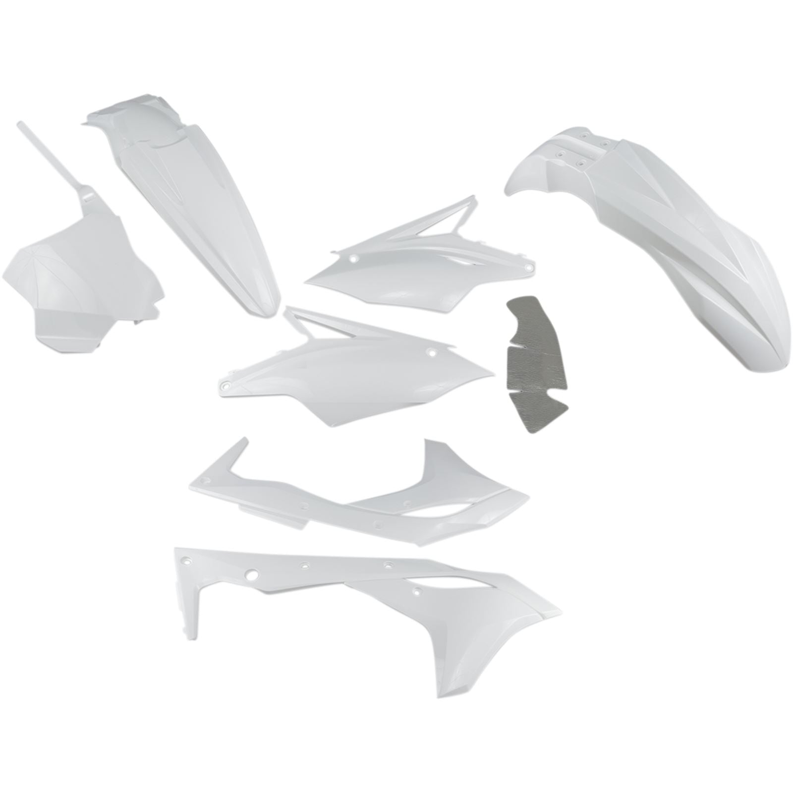 UFO Plastics Body Kit - White - KXF250 - '18 OPEN BOX [MPN: KAKIT225-047]_1531171