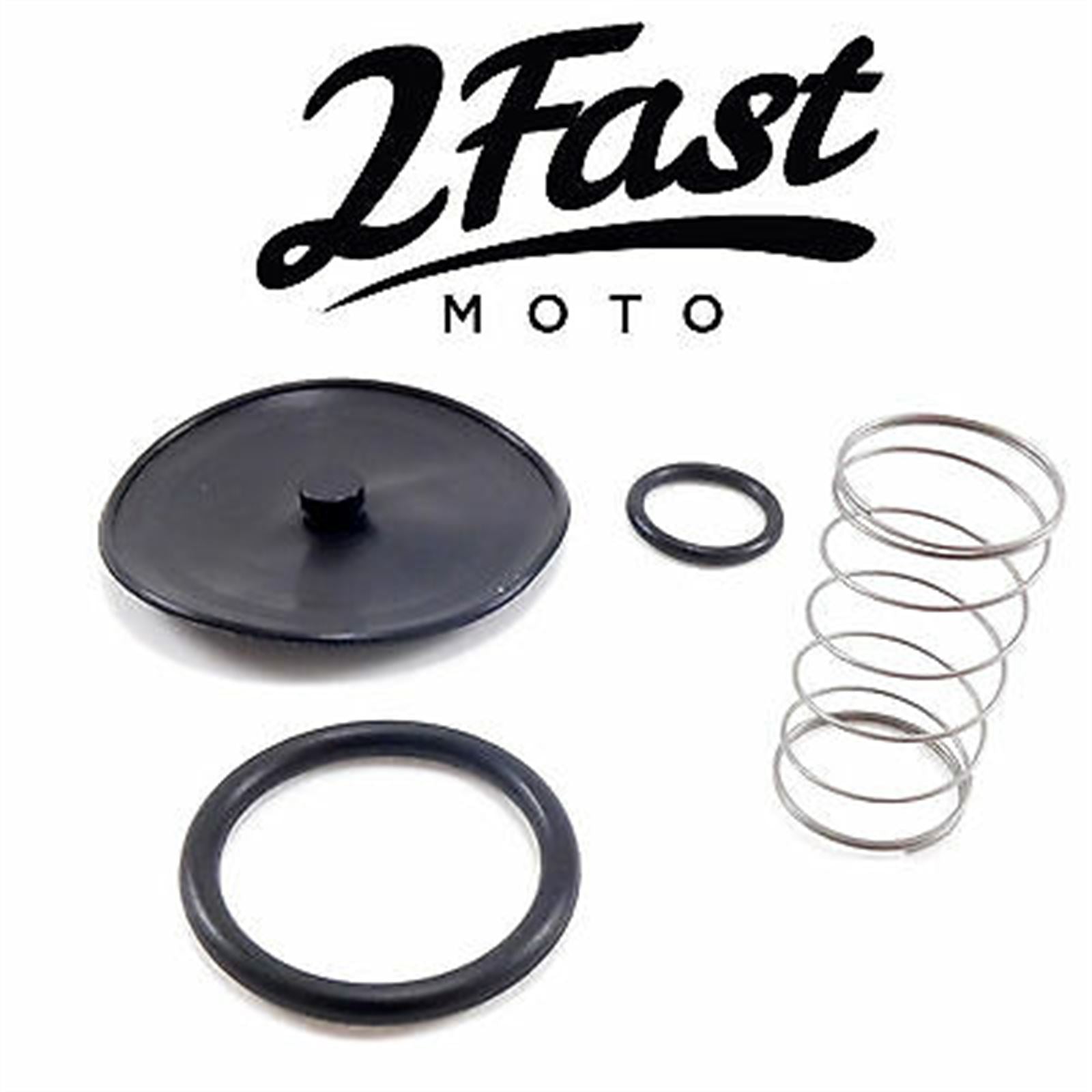 2FastMoto Fuel Valve Petcock Rebuild Repair Kit Fits Honda 81-90 2fm-fck-1 / 18-2701_663272