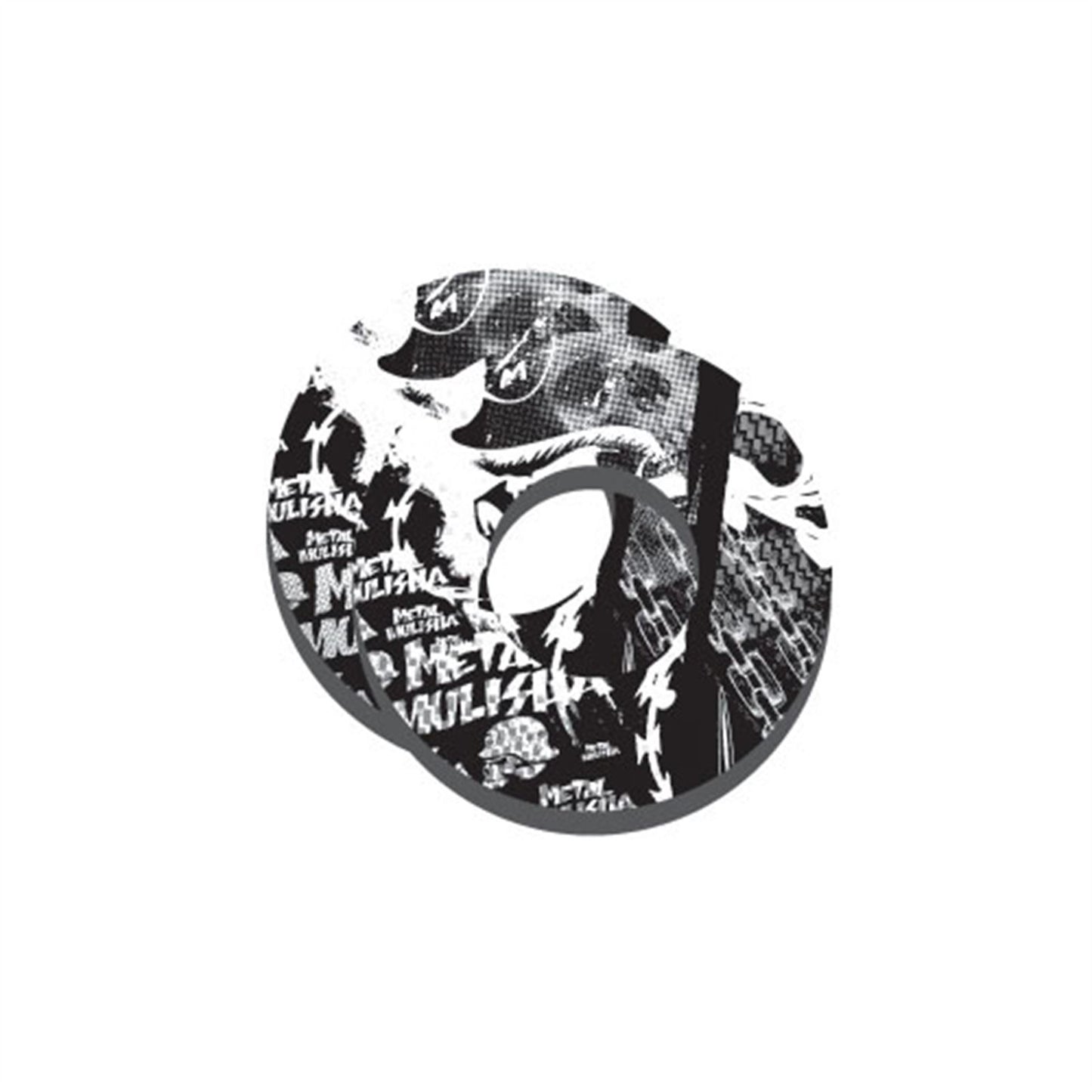 Factory Effex Moto Grip Donuts - Metal Mulisha - White/Black 14-67950_558847