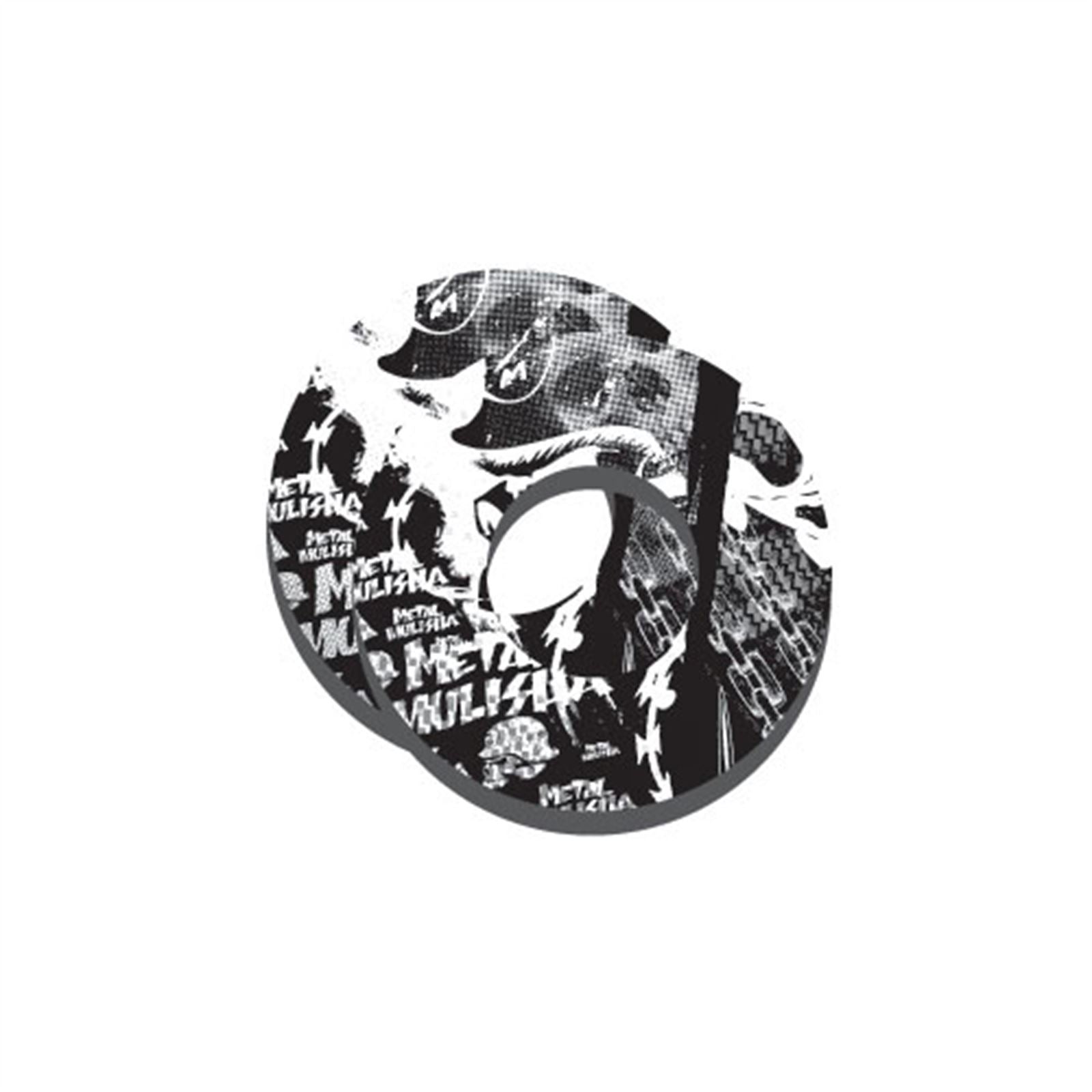 Factory Effex Moto Grip Donuts - Metal Mulisha - White/Black 14-67950_558847
