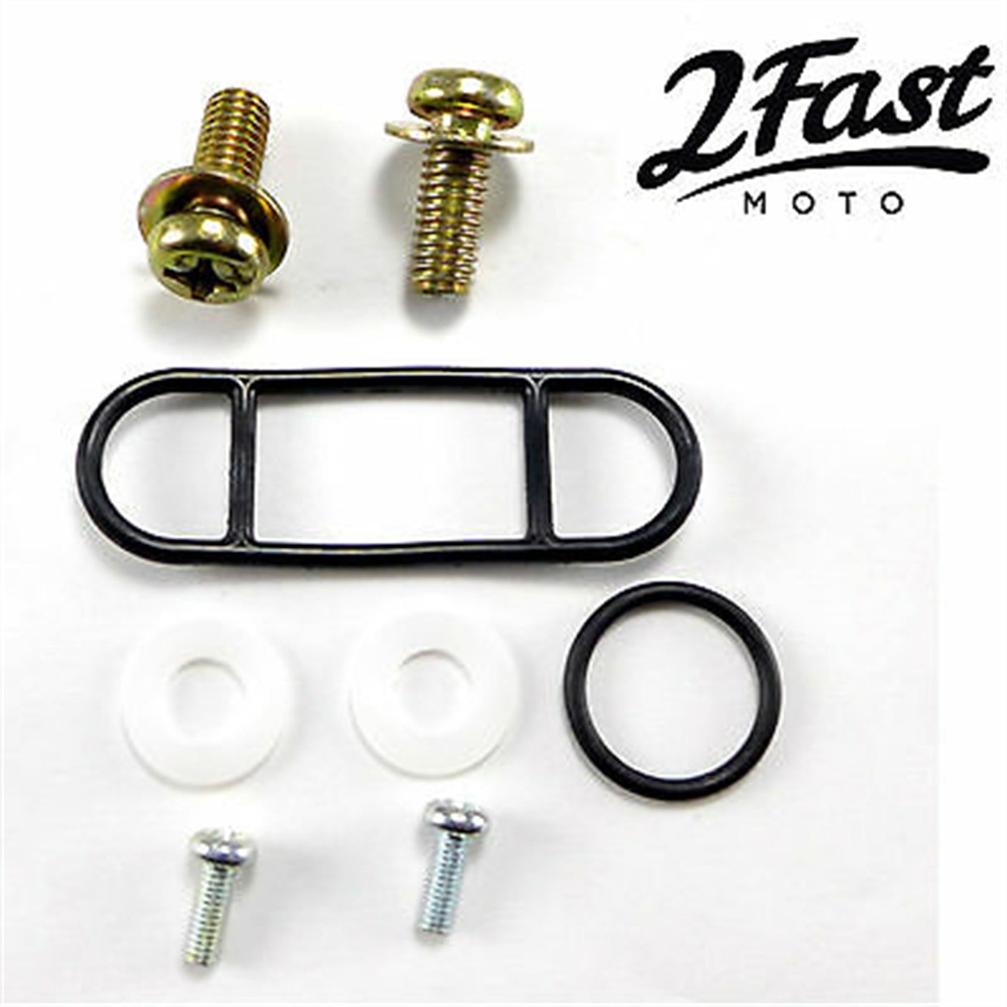 2FastMoto Fuel Valve Petcock Repair Rebuild Kit for Yamaha XT600, YZ125, YZ250  2fm-fck-14_631762