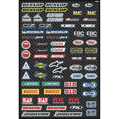 Factory Effex Decal Sheet - Micro Sponsor 15-68002_84159
