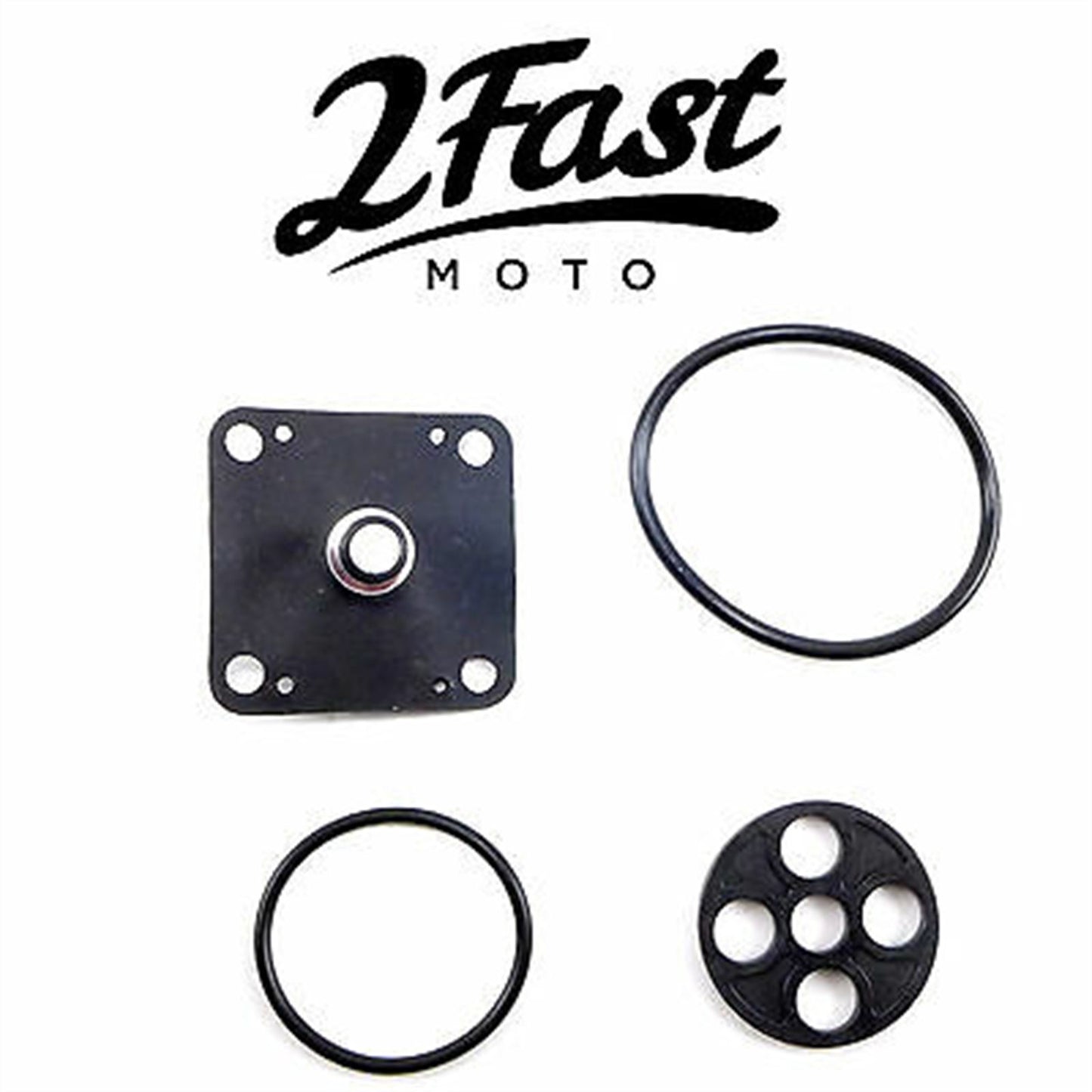 2FastMoto Fuel Valve Petcock Repair Rebuild Kit for Kawasaki Yamaha 2fm-fck-2 / 18-2699_655780