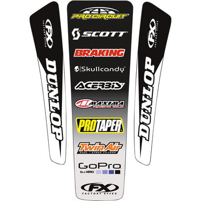 Factory Effex Rear Fender Decal Kit - Universal 2 16-32020_384862