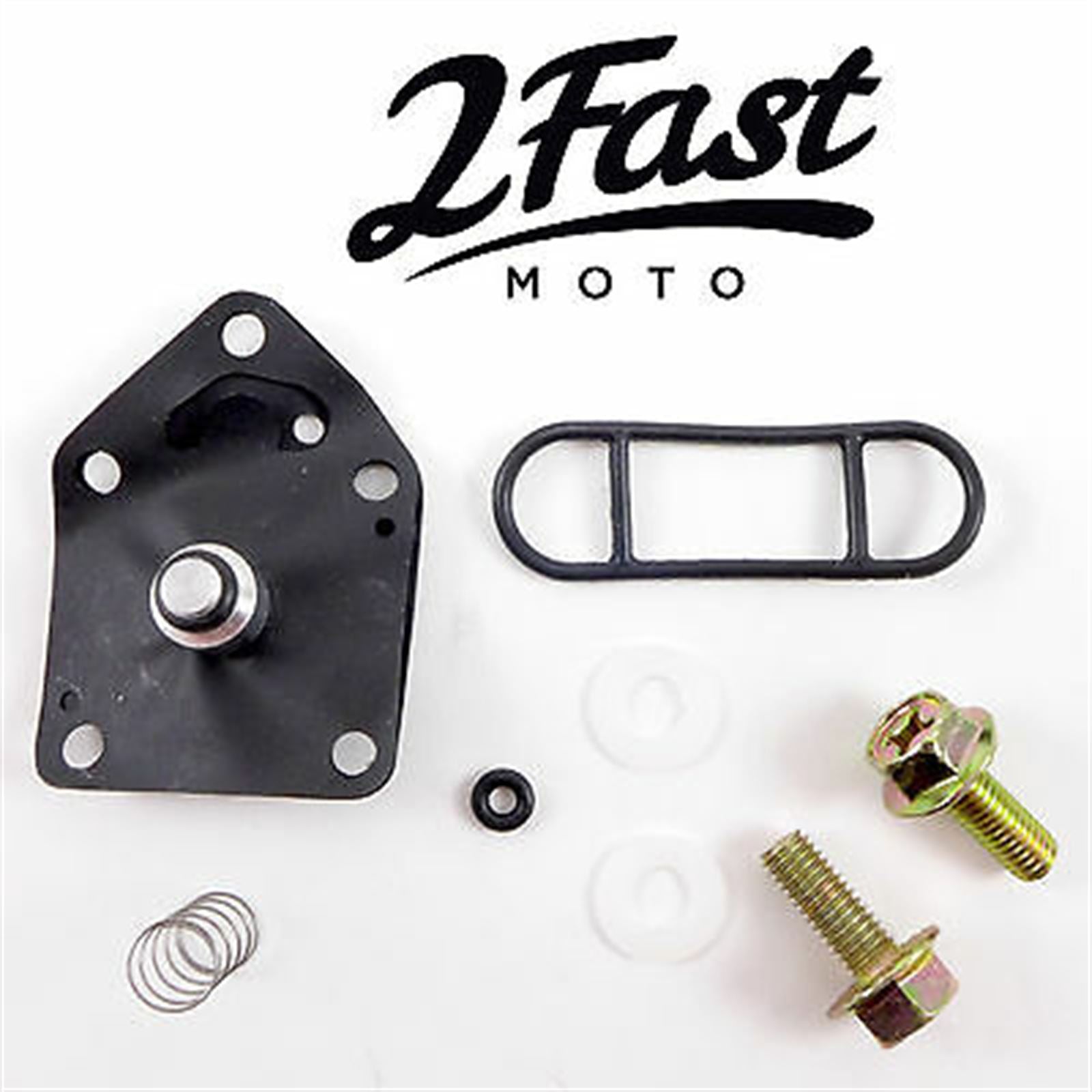 2FastMoto Fuel Valve Petcock Rebuild Kit for Kawasaki Ninja ZX6 750R  2fm-fck-20 / 18-2734_658986