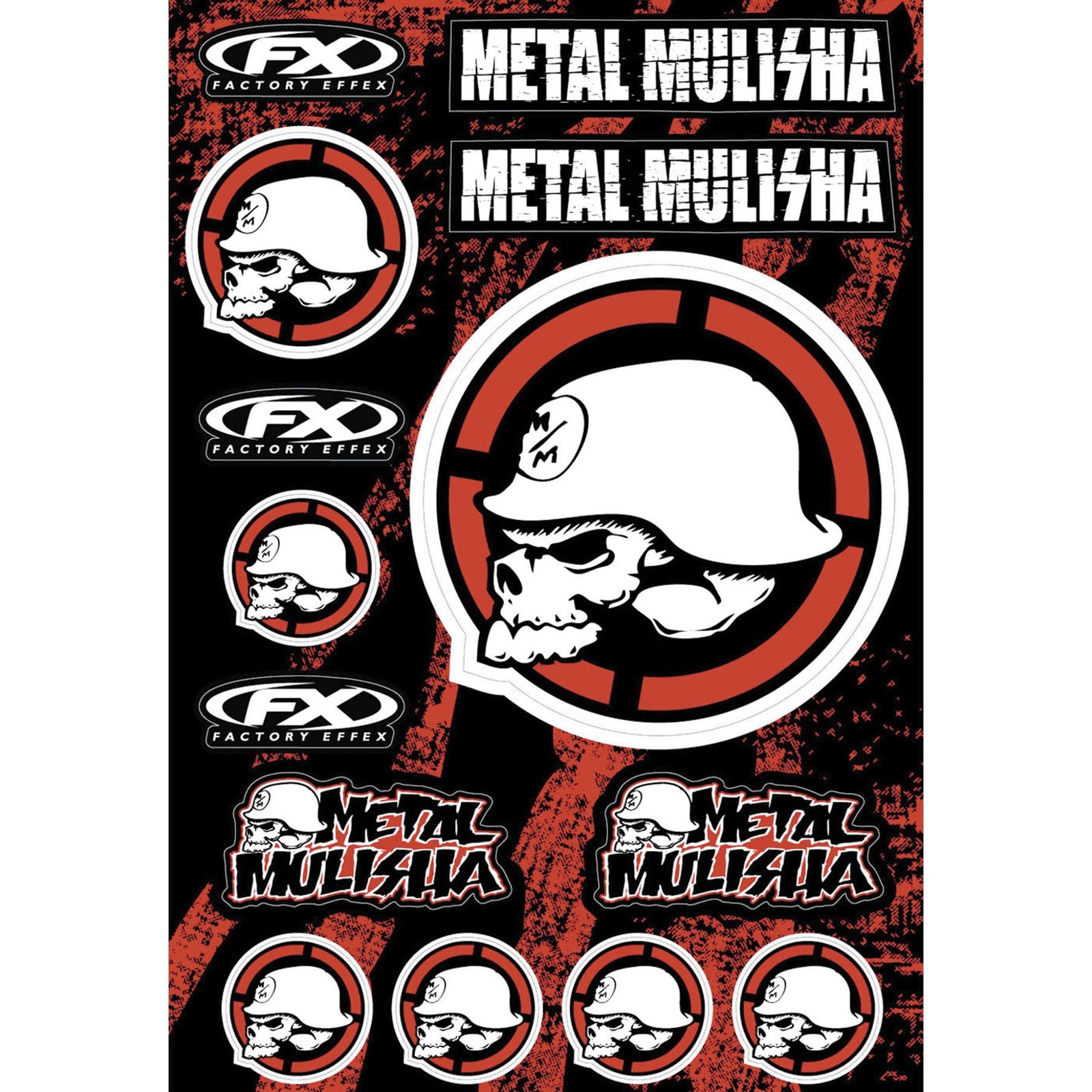 Factory Effex Metal Mulisha Decal Sheet 16-68052_84171