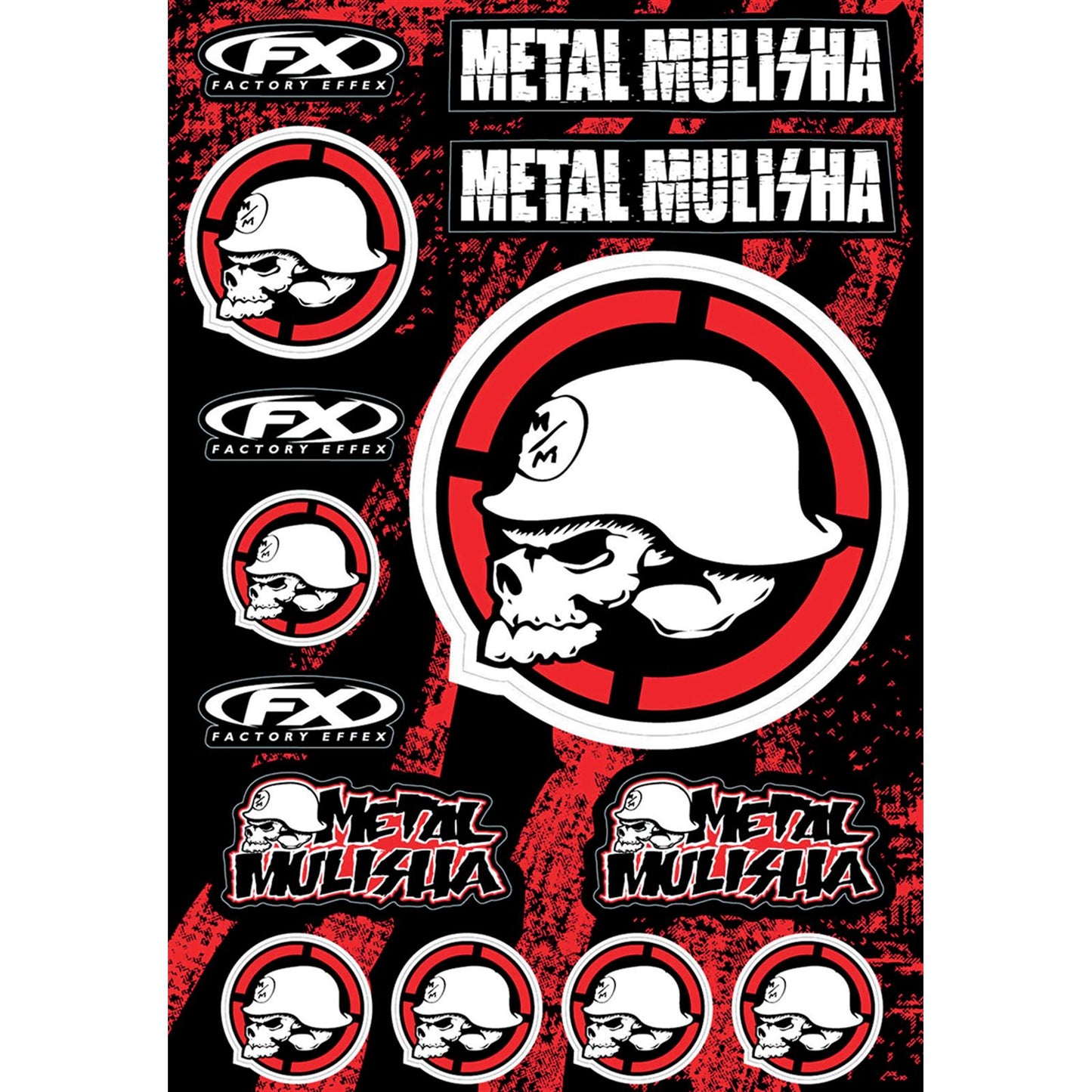 Factory Effex Metal Mulisha Decal Sheet 16-68052_384863