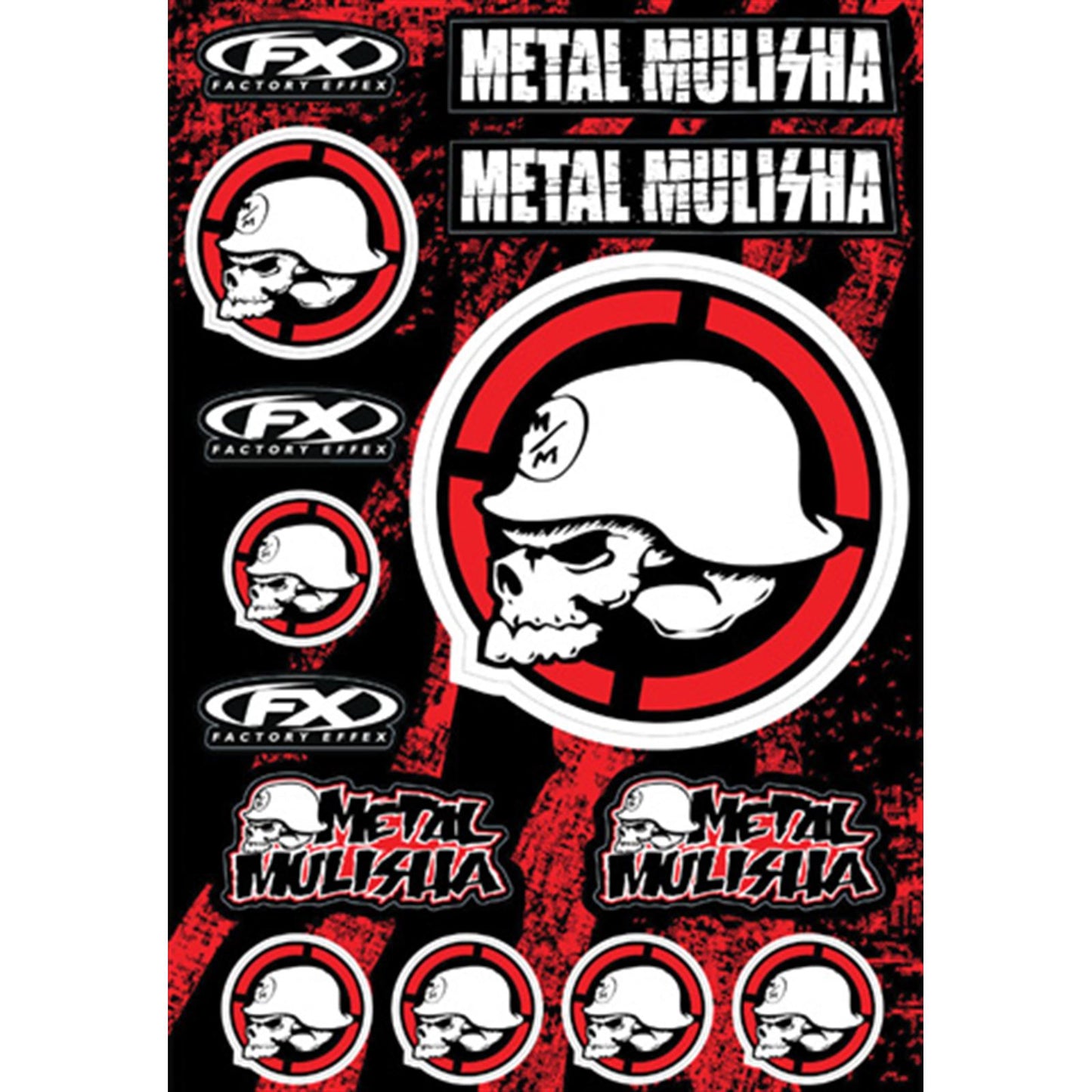 Factory Effex Metal Mulisha Decal Sheet 16-68052_558869