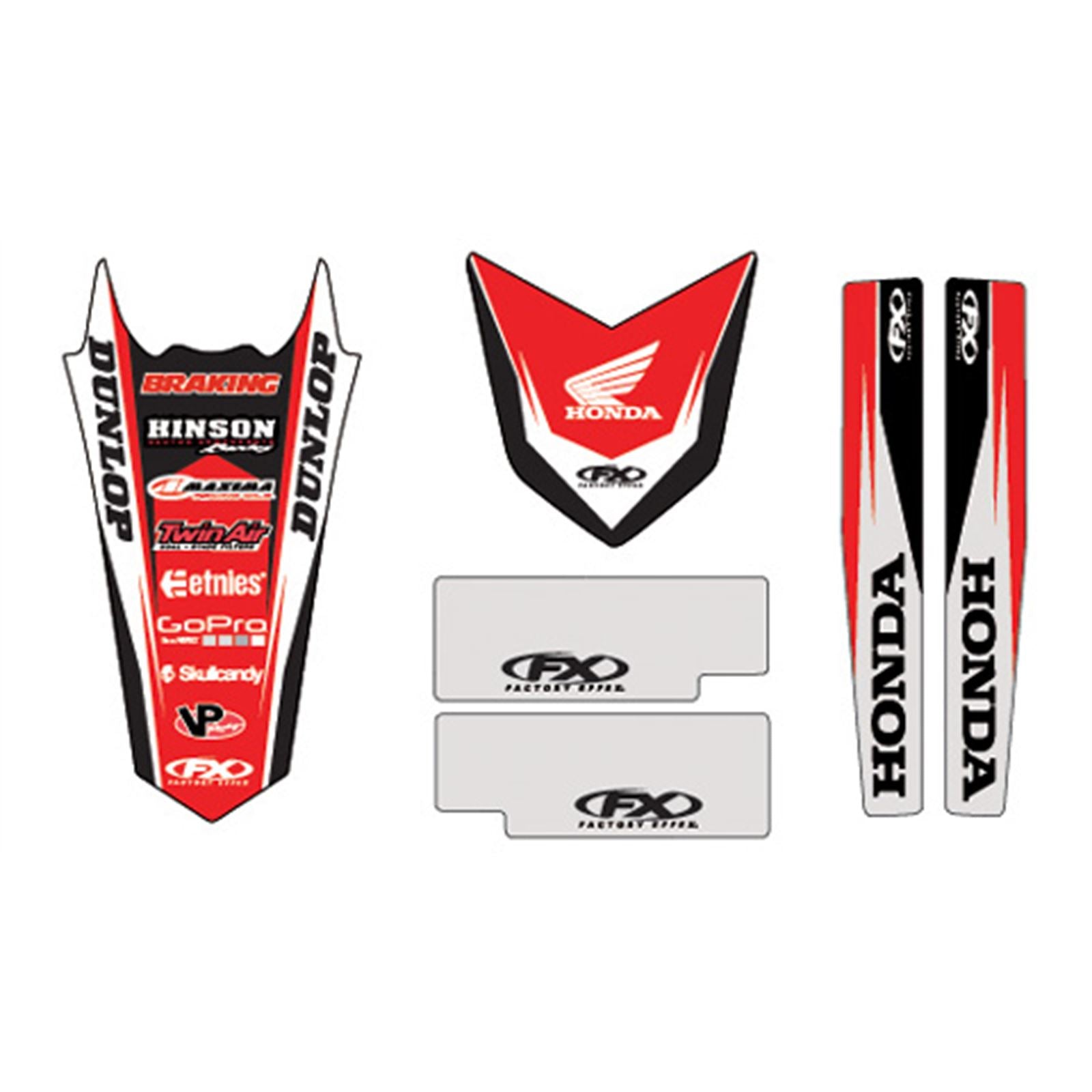 Factory Effex Trim Kit - Honda CR125/CR250 17-50302_558884